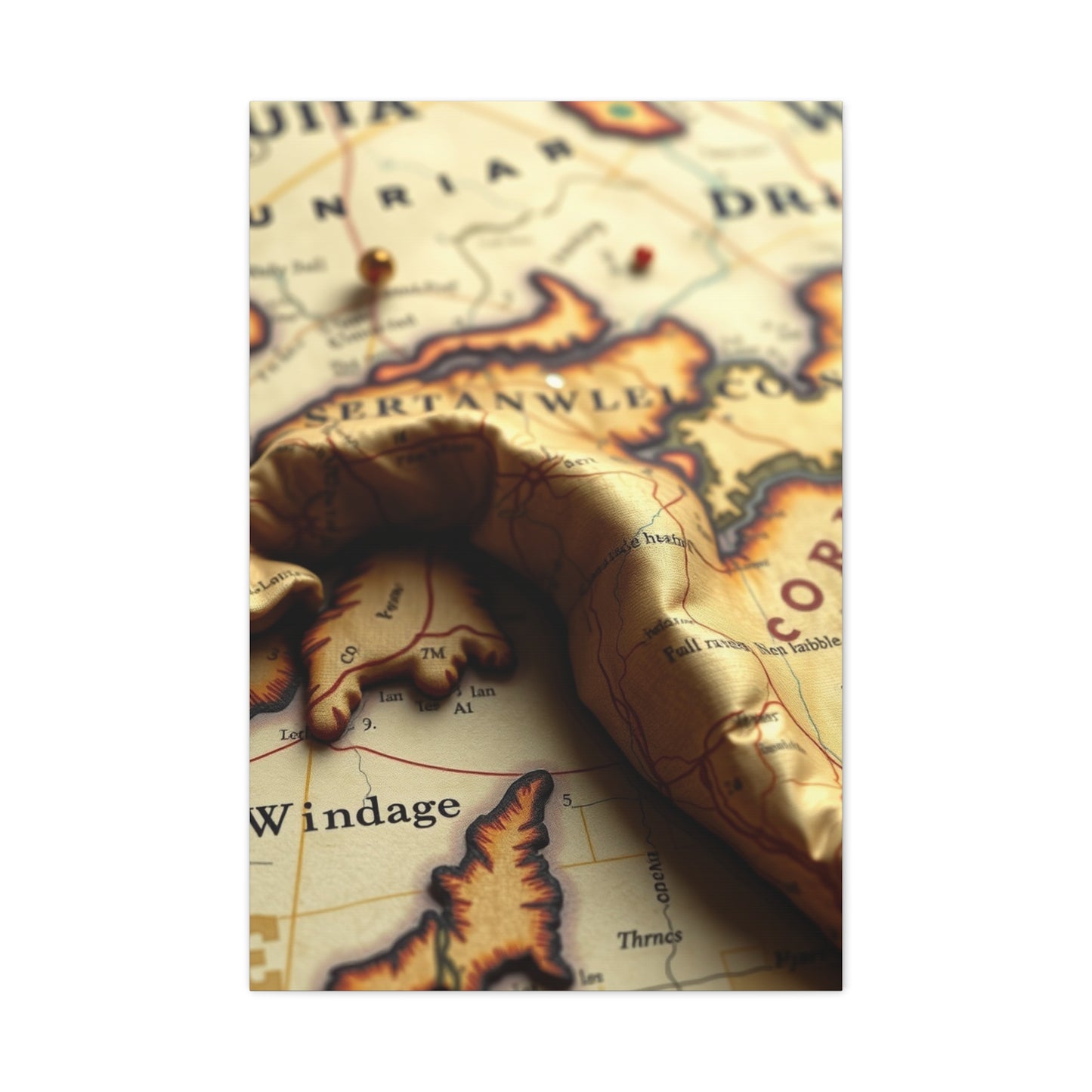 Collection Antique Maps Art Art Wall Art & Canvas Print