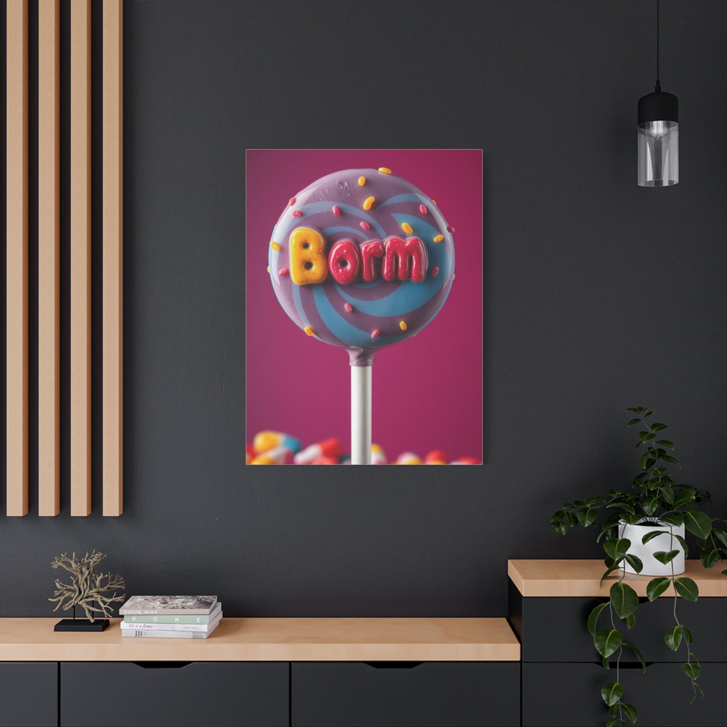 Exquisite Lollipop Fantasy Wall Art & Canvas Print