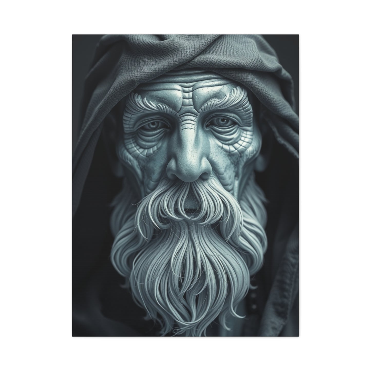 Opulent Grayscale Tapestry Wall Art & Canvas Print