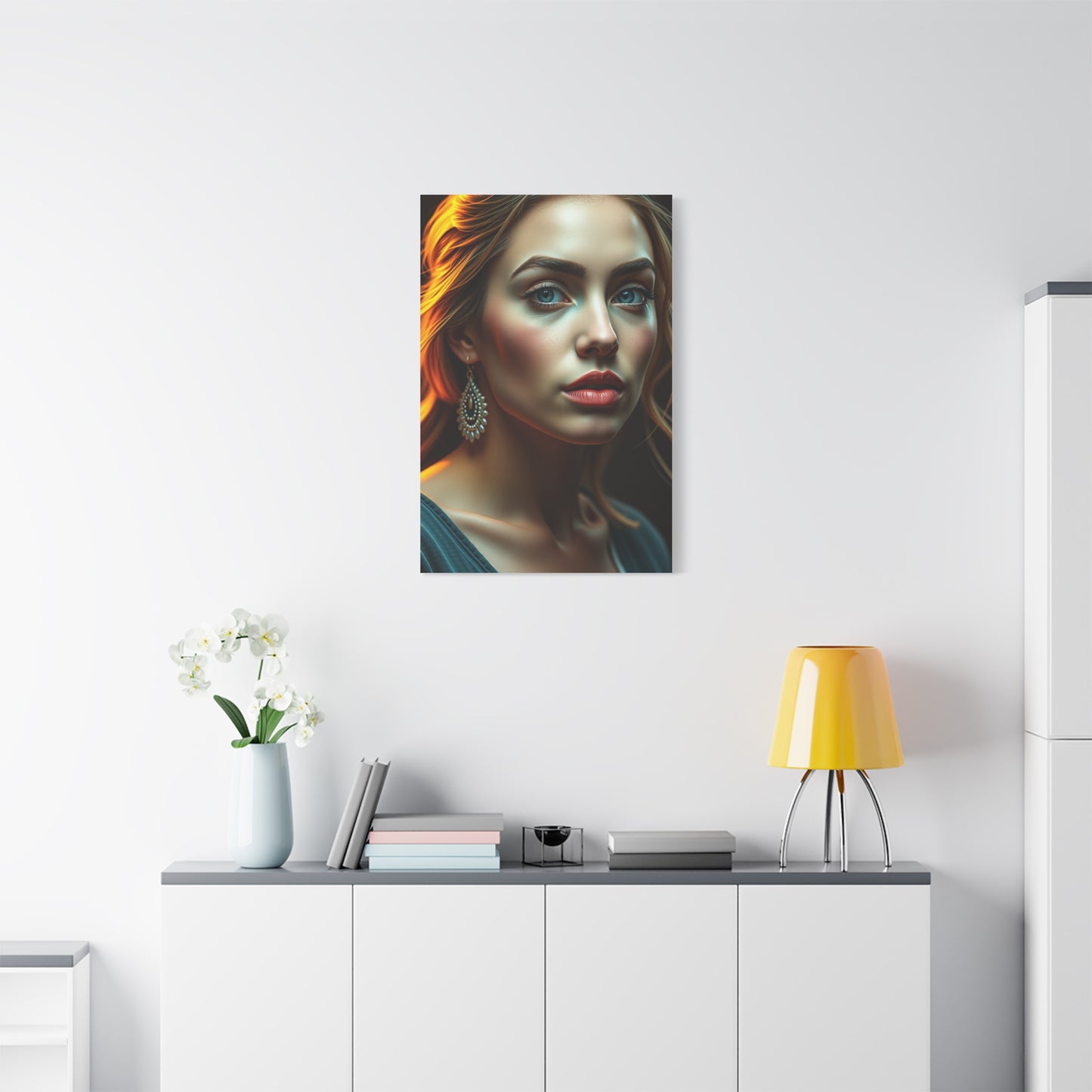 Celestial Muse Portrait Wall Art & Canvas Print