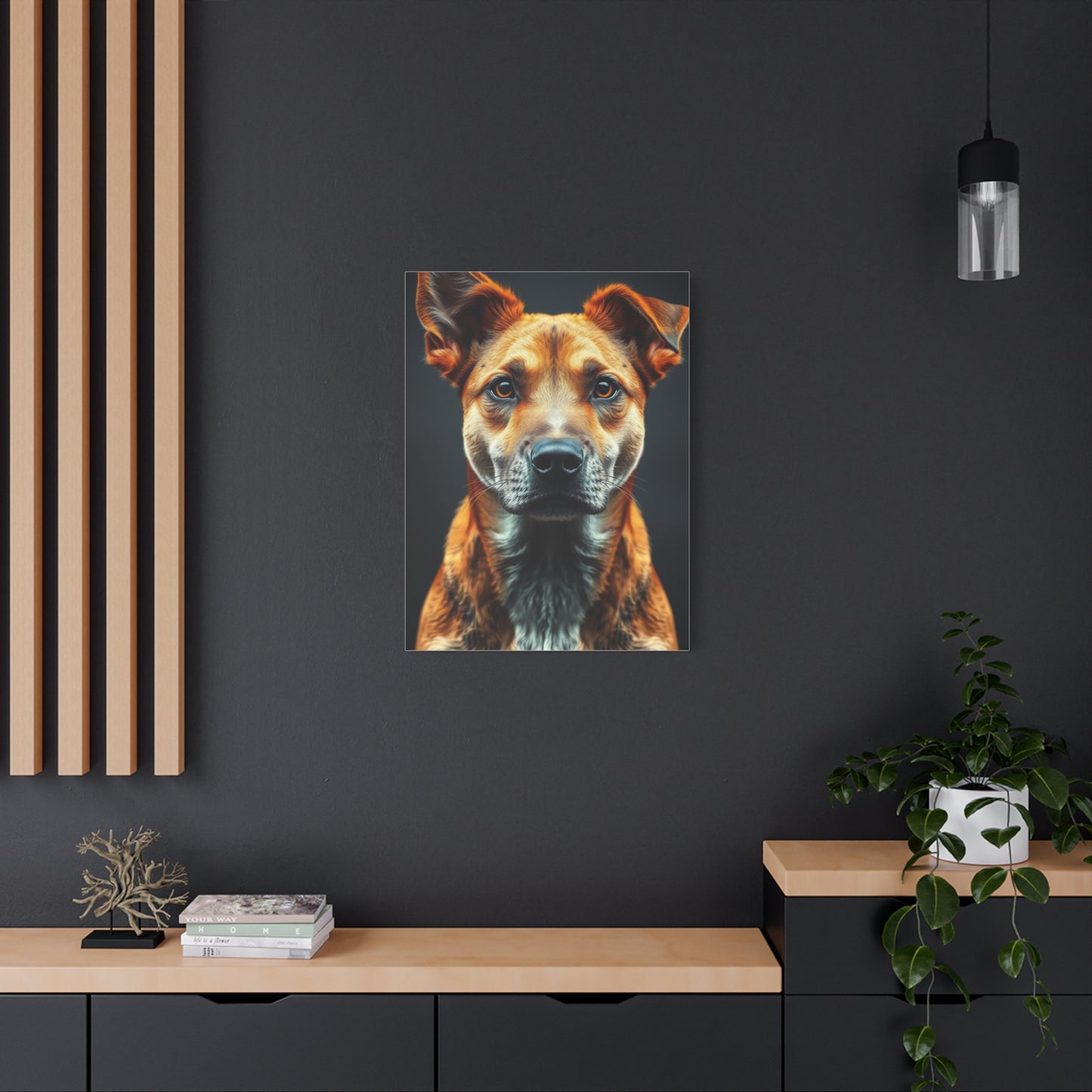 Canine Elegance Portraiture Wall Art & Canvas Print