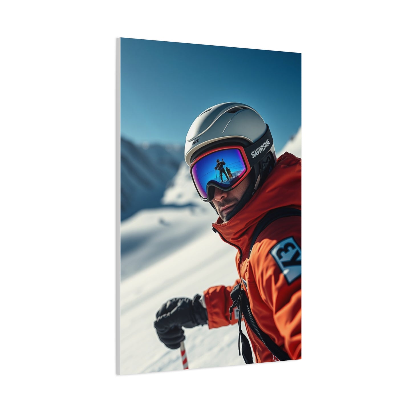 Vision Skiing Art Art Wall Art & Canvas Print