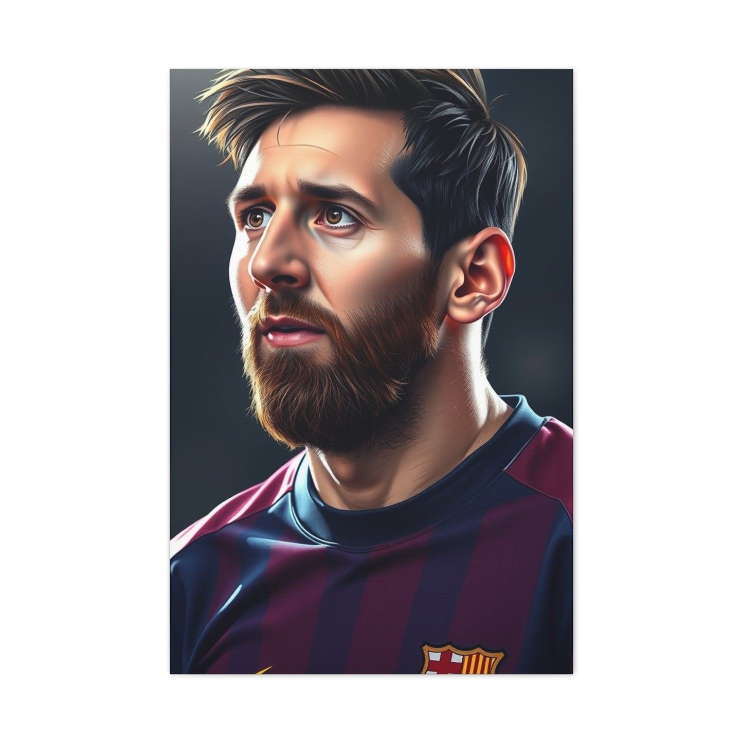 Ethereal Messi: Artistry on Canvas Wall Art & Canvas Print