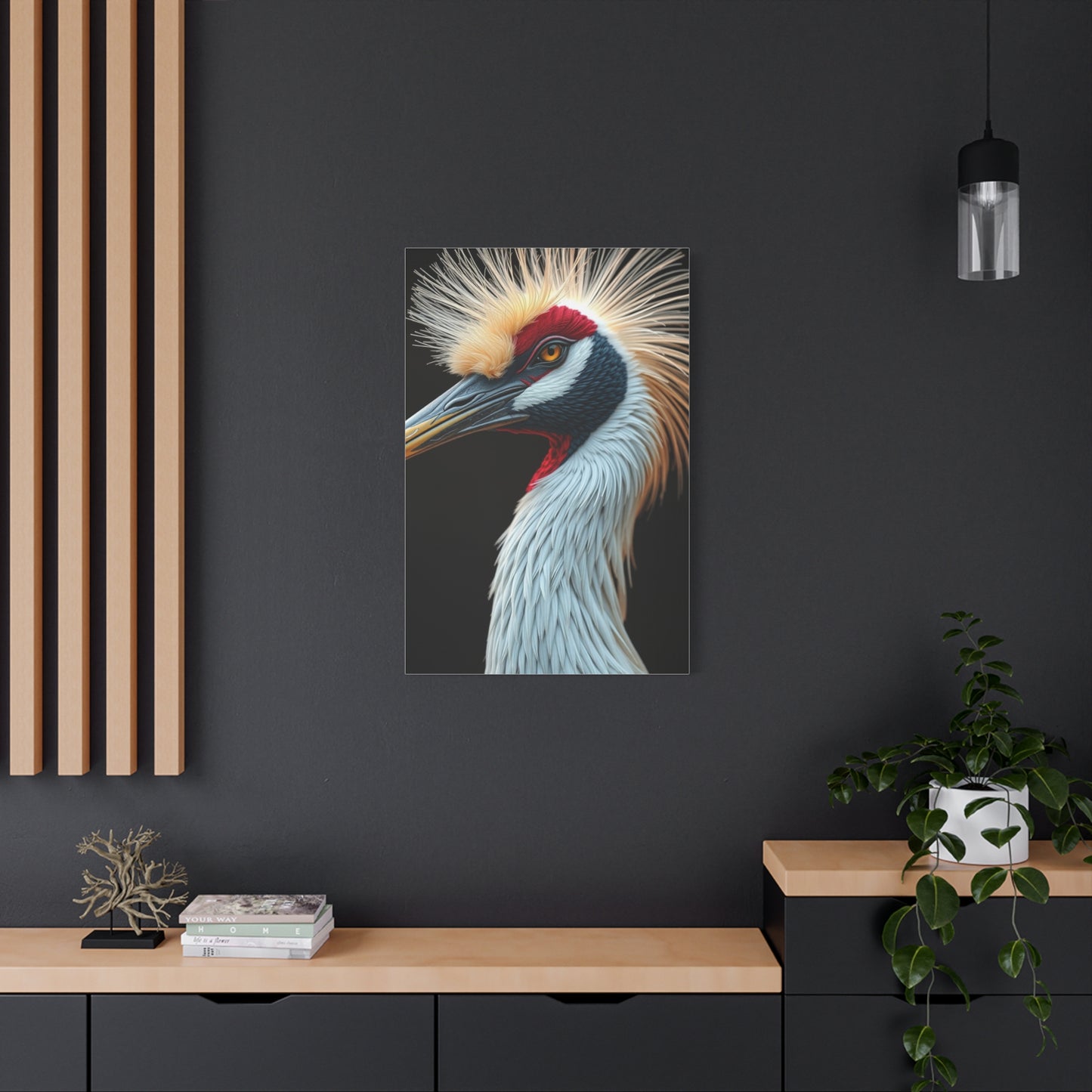 Supreme Crane Bird Art Collection Wall Art & Canvas Print