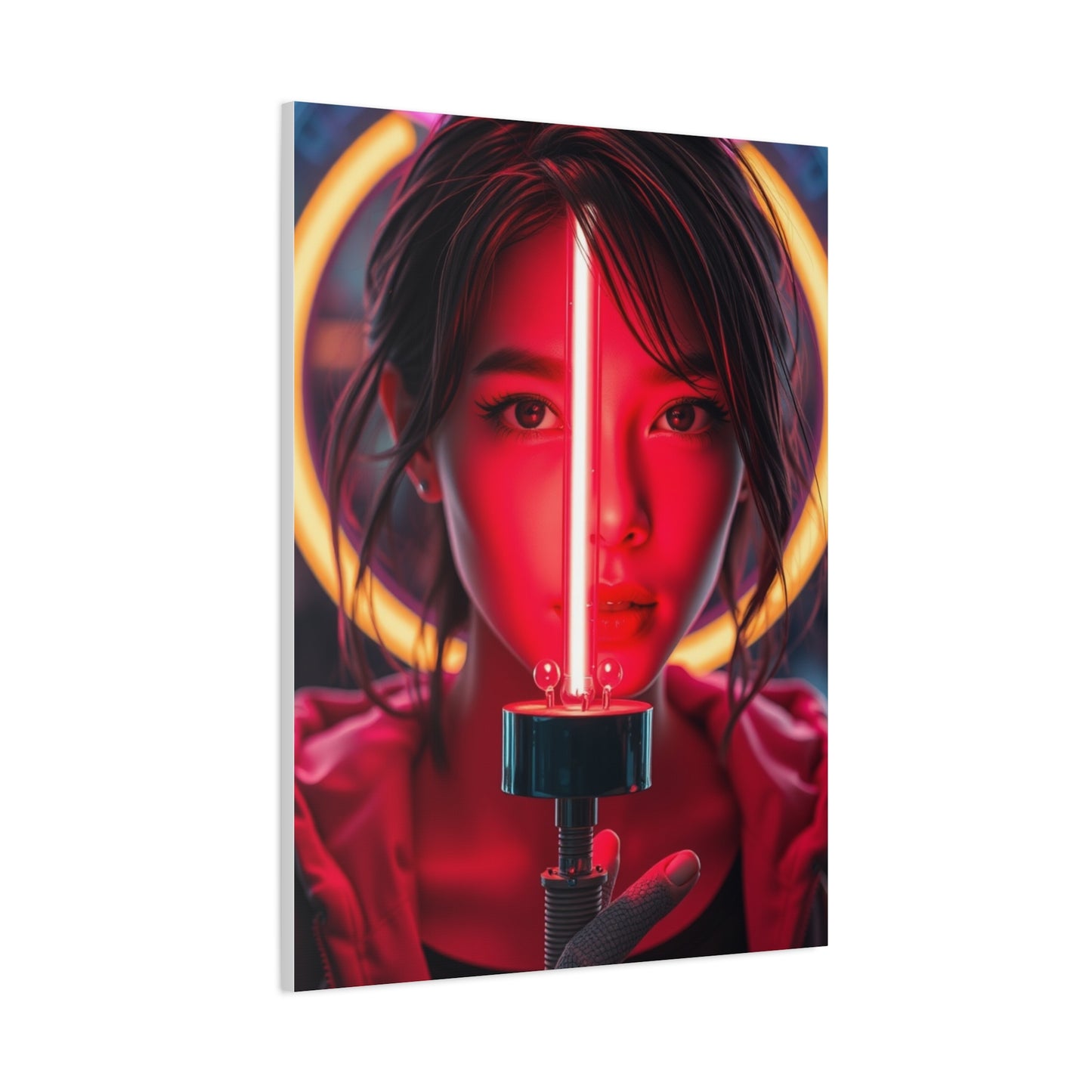 Neon Nimbus Canvas Wall Art & Canvas Print