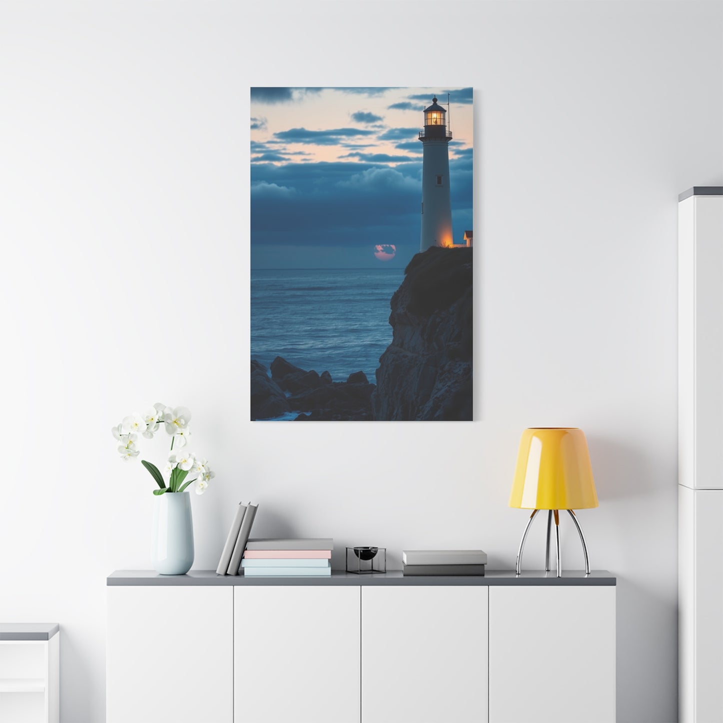 Illuminated Shores Masterpiece Wall Art & Canvas Print