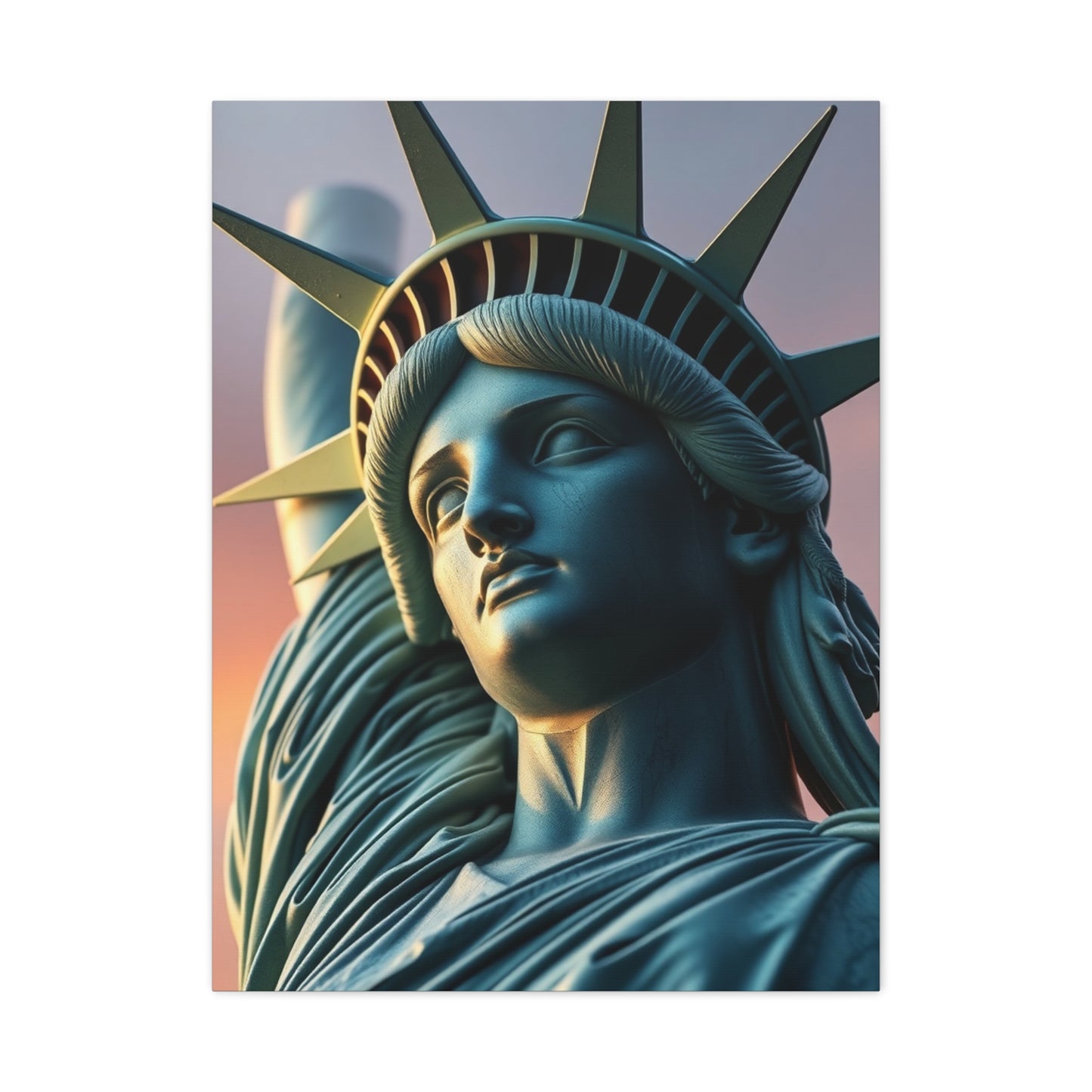 Majestic Freedom Portrait Wall Art & Canvas Print