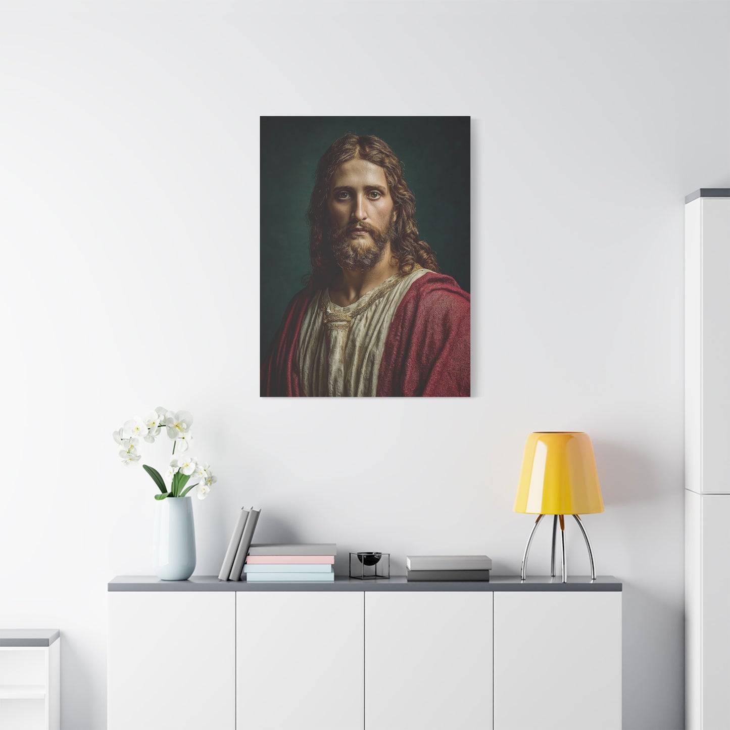 Christ Portrait Contemporary Devotional Wall Art & Canvas Print