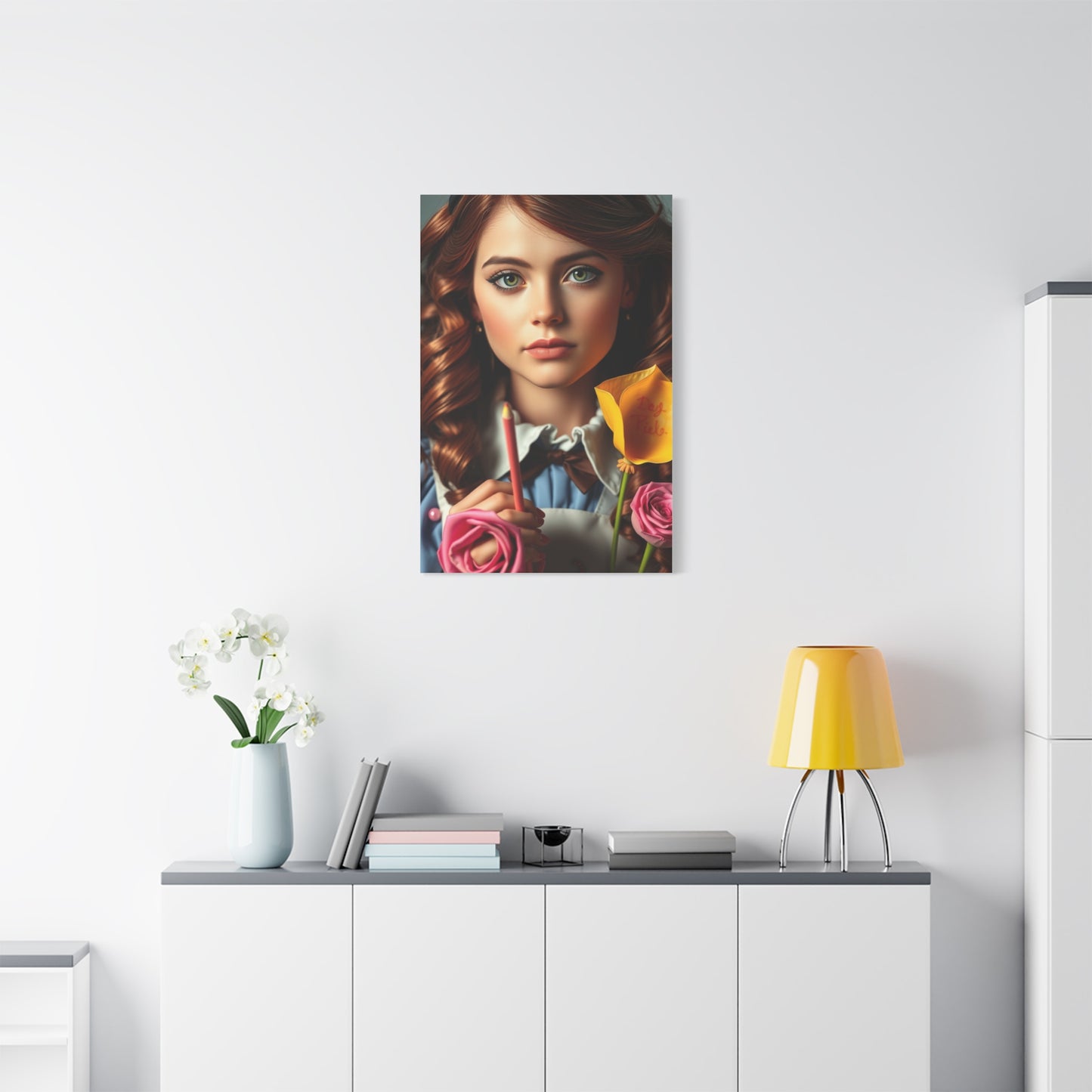 Alice In Wonderland Characters Art Supreme Canvas Gallery Wall Art & Canvas Print