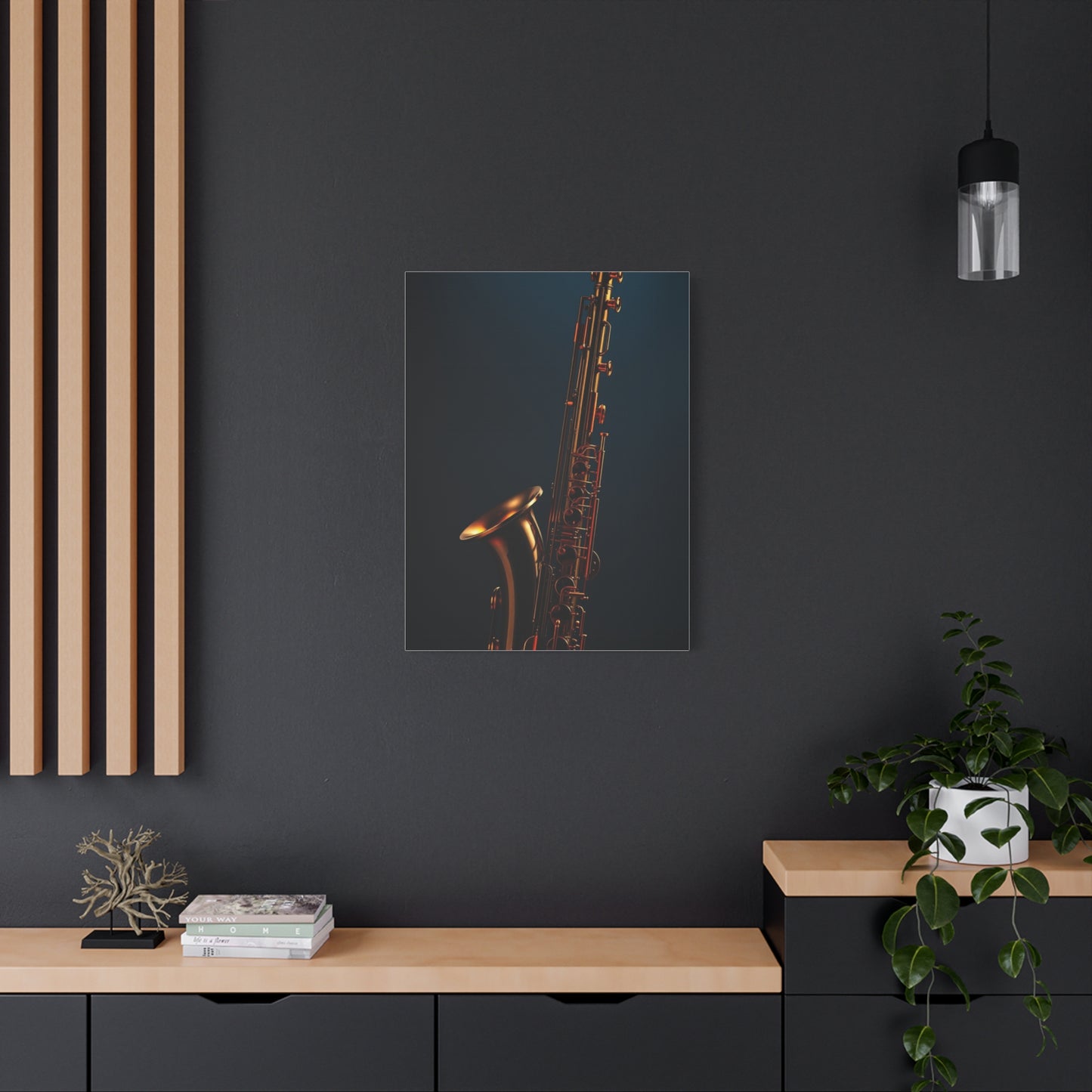 Saxophone Art Supreme Gallery Wall Art & Canvas Print