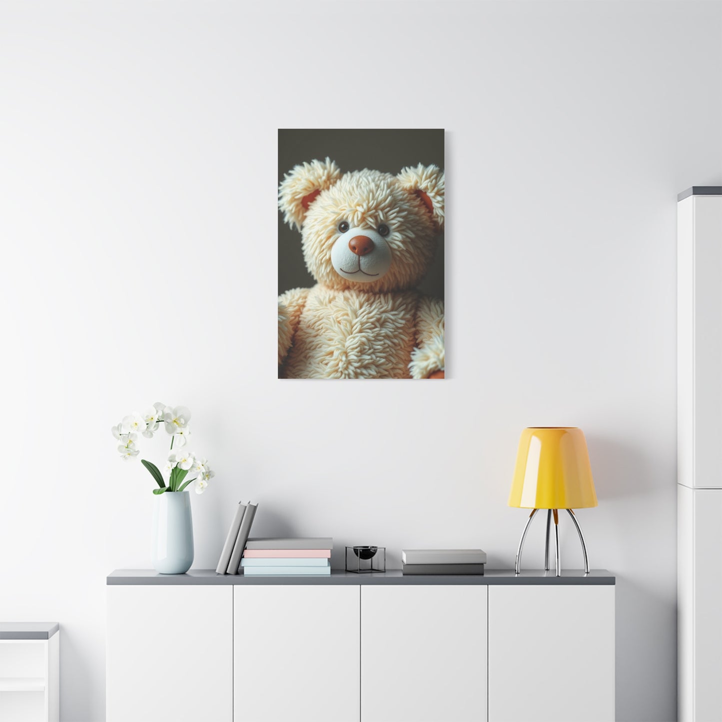 Refined Teddy Tableau Wall Art & Canvas Print