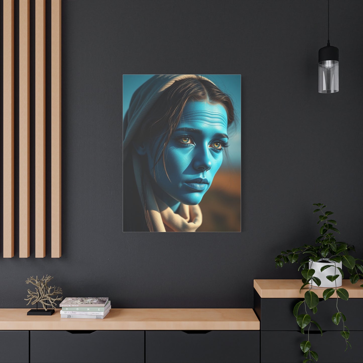 Celestial Azure Gallery Wall Art & Canvas Print