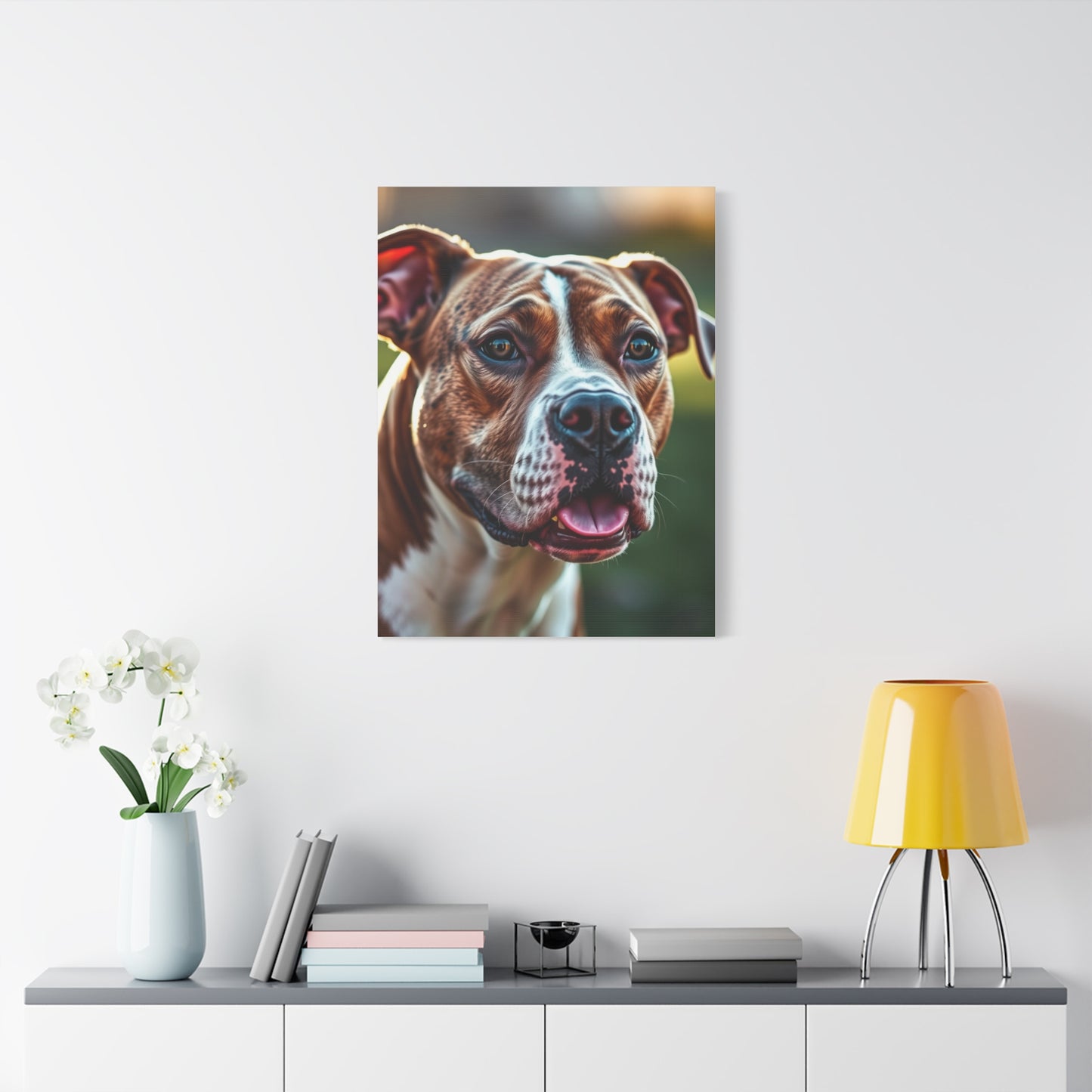 Pit Bull Art Supreme Gallery Wall Art & Canvas Print