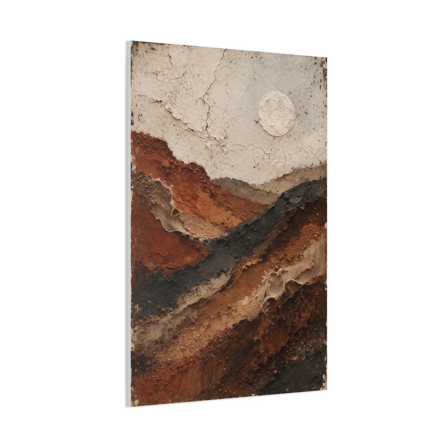 Earth Canyon Textured Landscape Wall Art & Canvas Print