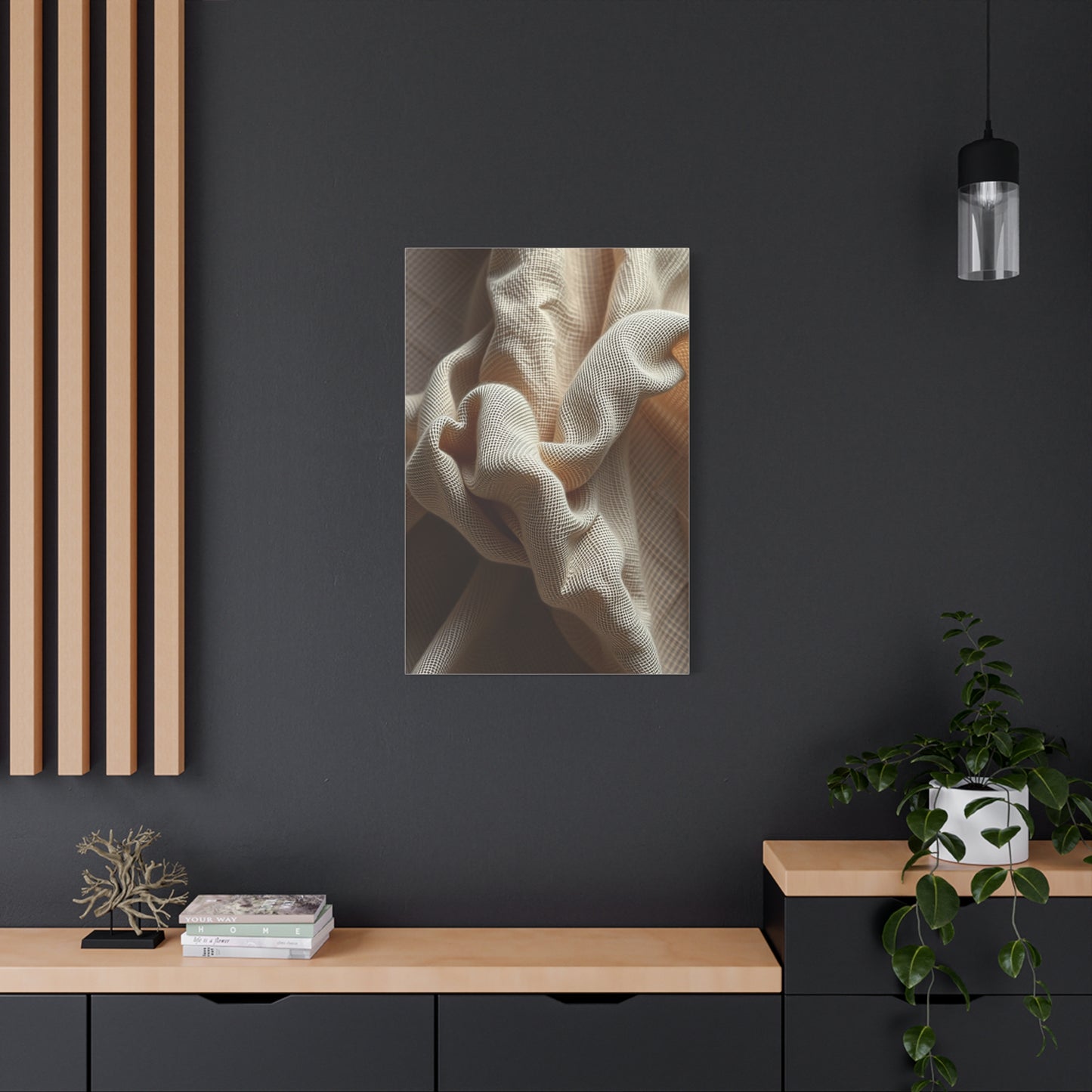 Supreme Taupe, Linen, and Gray Art Collection Wall Art & Canvas Print