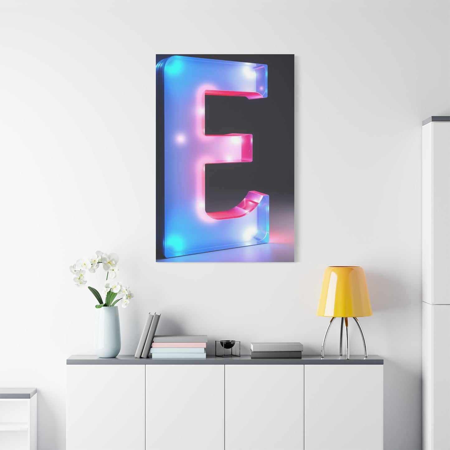 The Letter E - Art Luxury Canvas Wall Art & Canvas Print