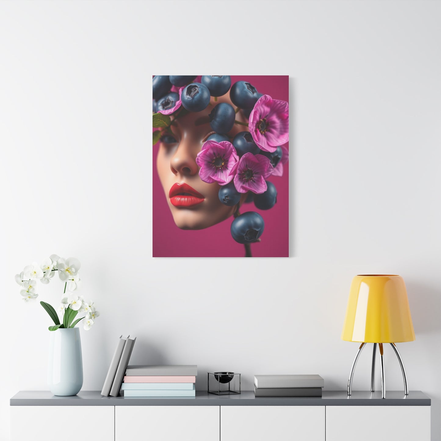 Blush and Blueberry Art Supreme Gallery Wall Art & Canvas Print