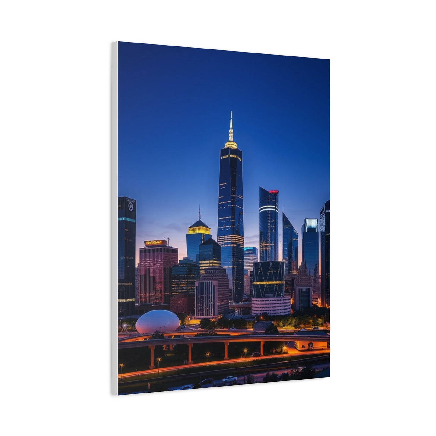Houston Skylines Art Luxury Canvas Wall Art & Canvas Print