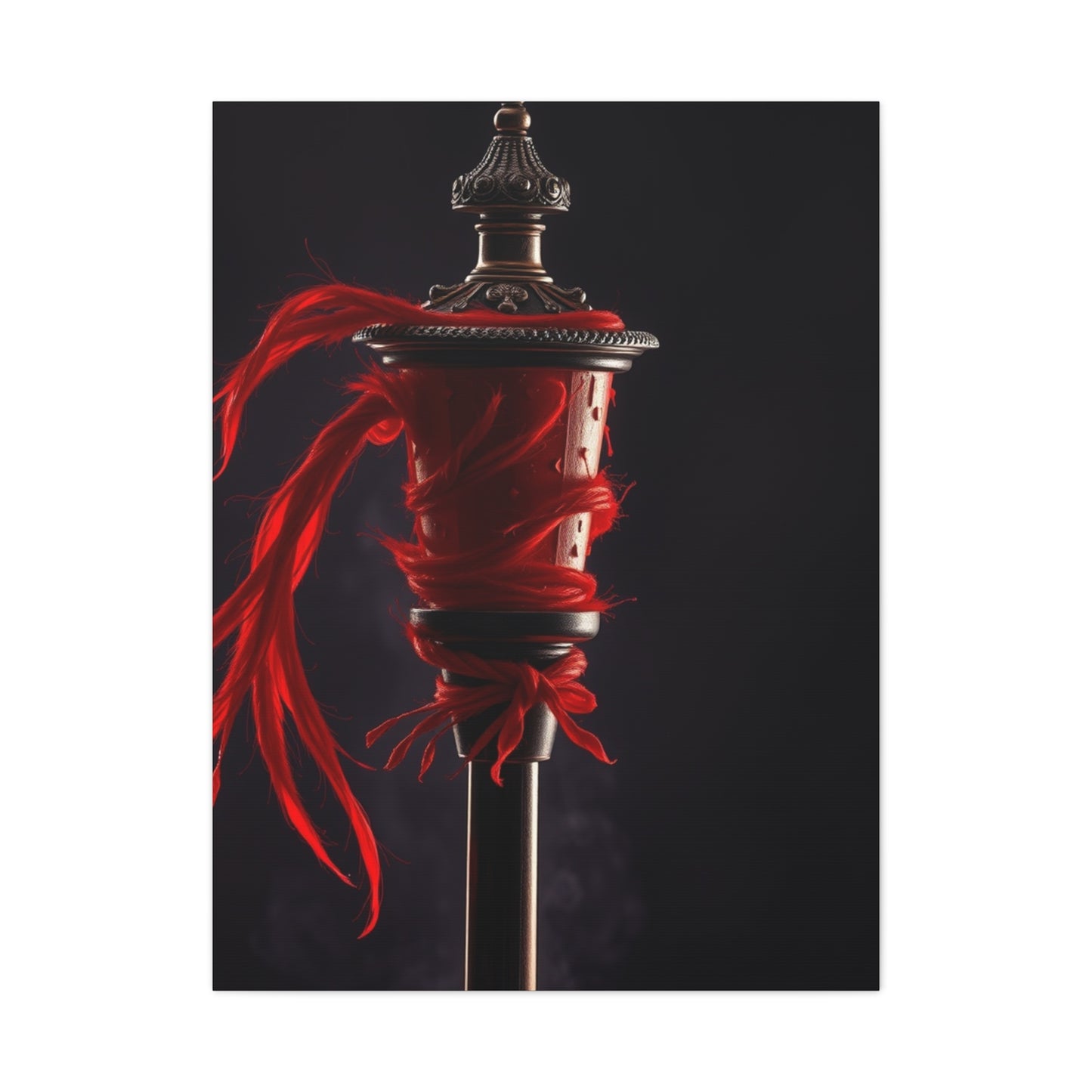 Crimson Symphony Canvas Wall Art & Canvas Print