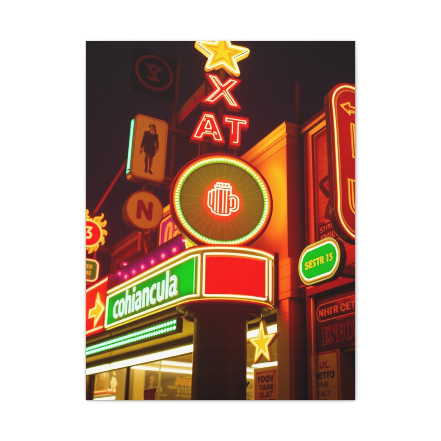 Nostalgic Grandeur Canvas Wall Art & Canvas Print