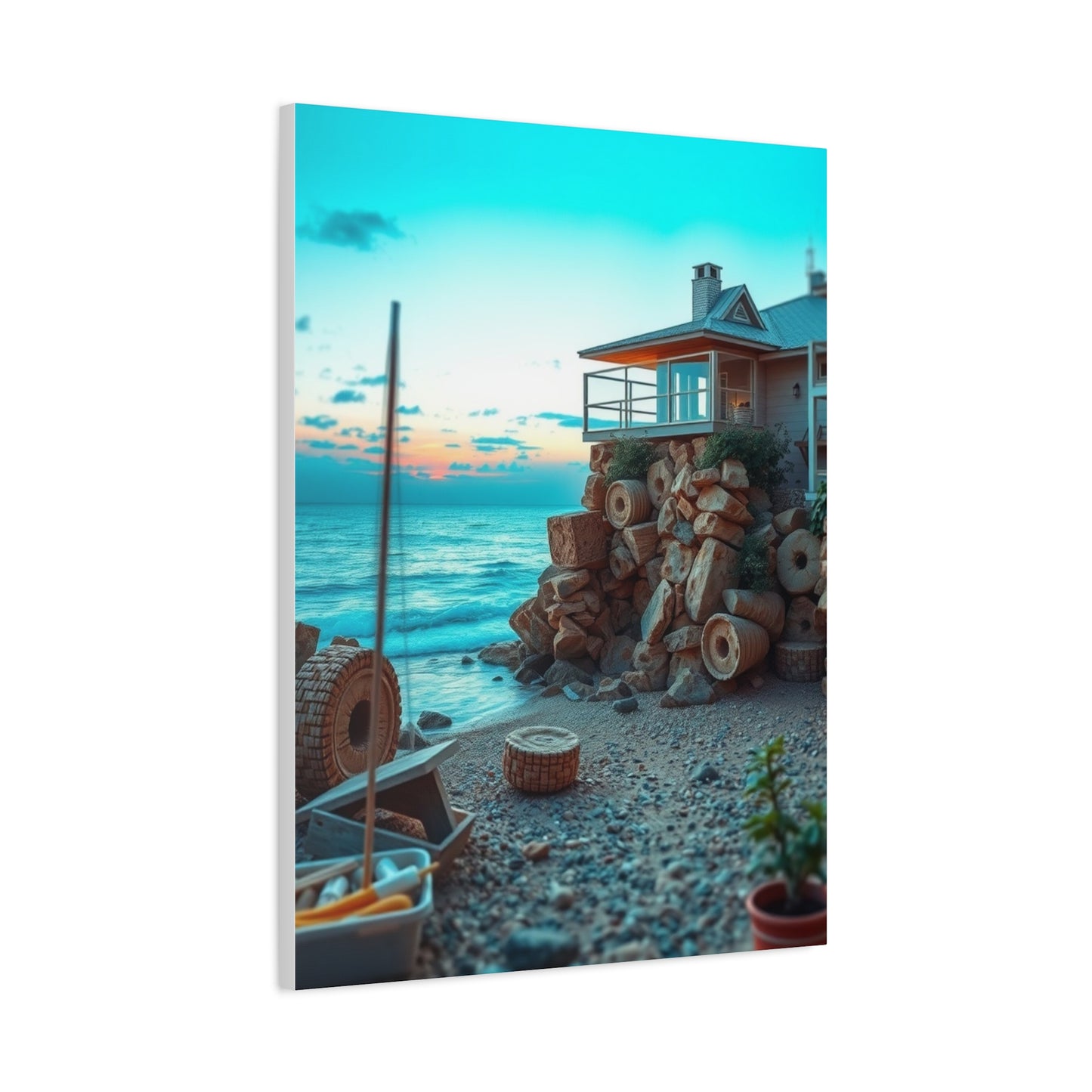 Ocean Breeze Elegance Wall Art & Canvas Print