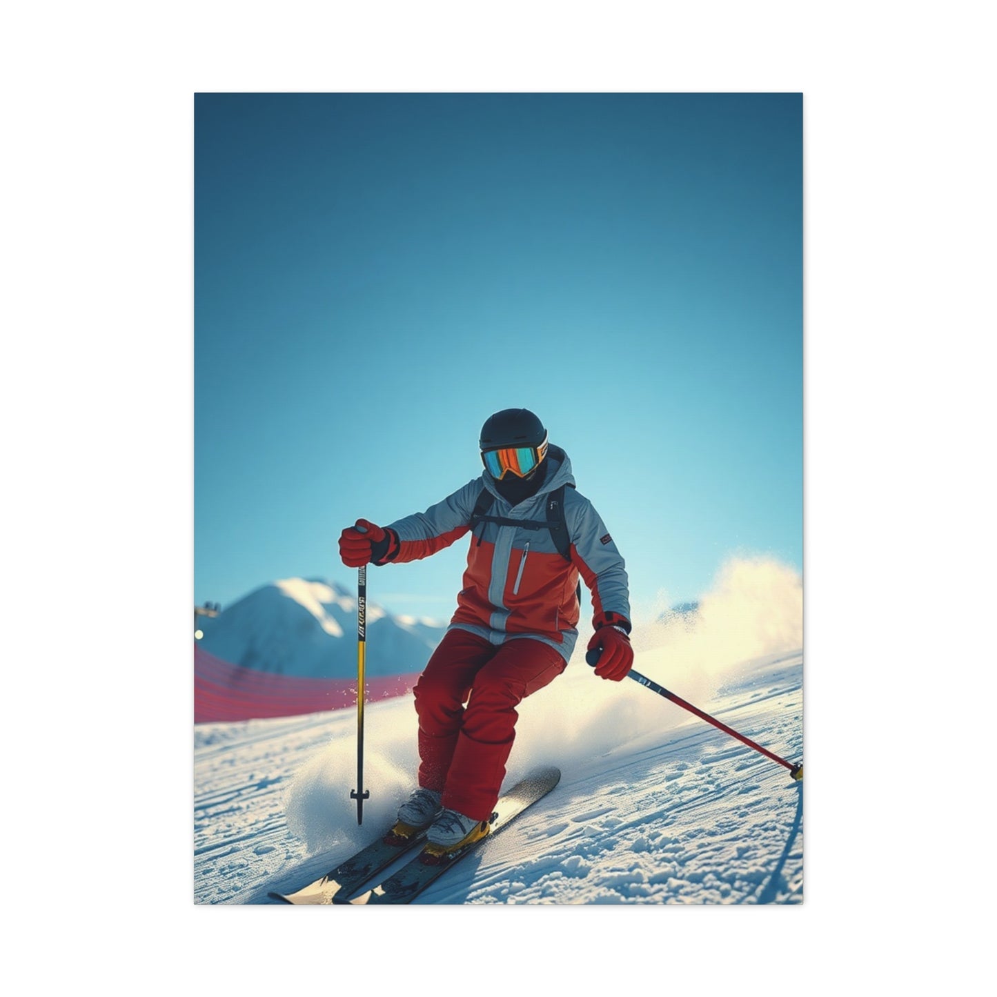 Supreme Skiing Art Collection Wall Art & Canvas Print