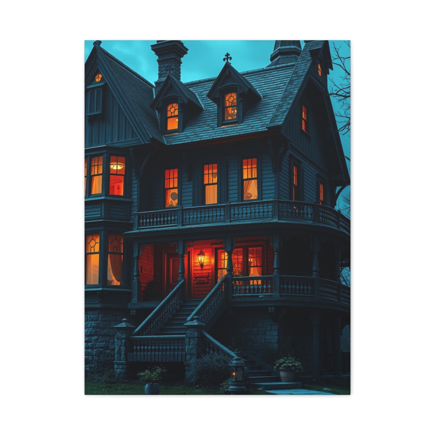 Haunted House Art Supreme Gallery Wall Art & Canvas Print