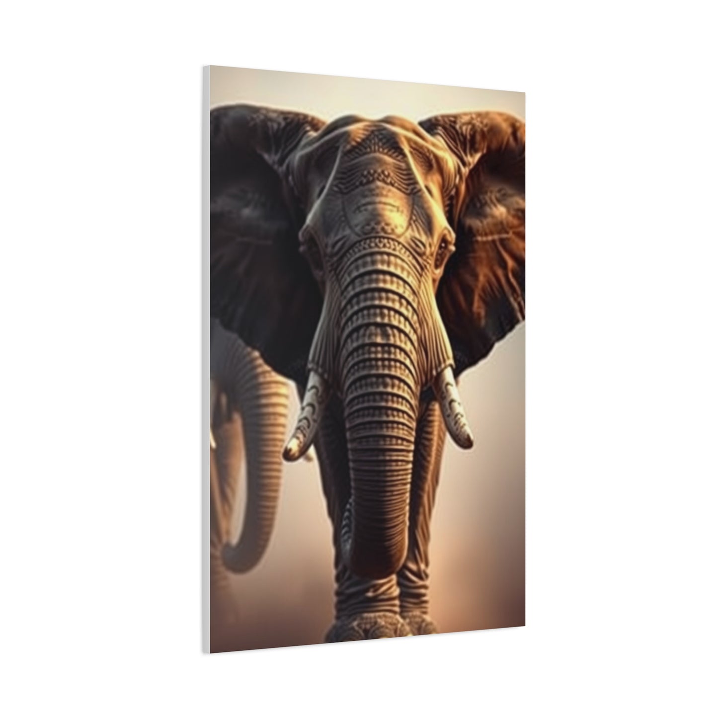 Serene Elephantine Panorama Wall Art & Canvas Print