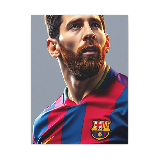 Lionel Messi: Canvas of Elegance Wall Art & Canvas Print