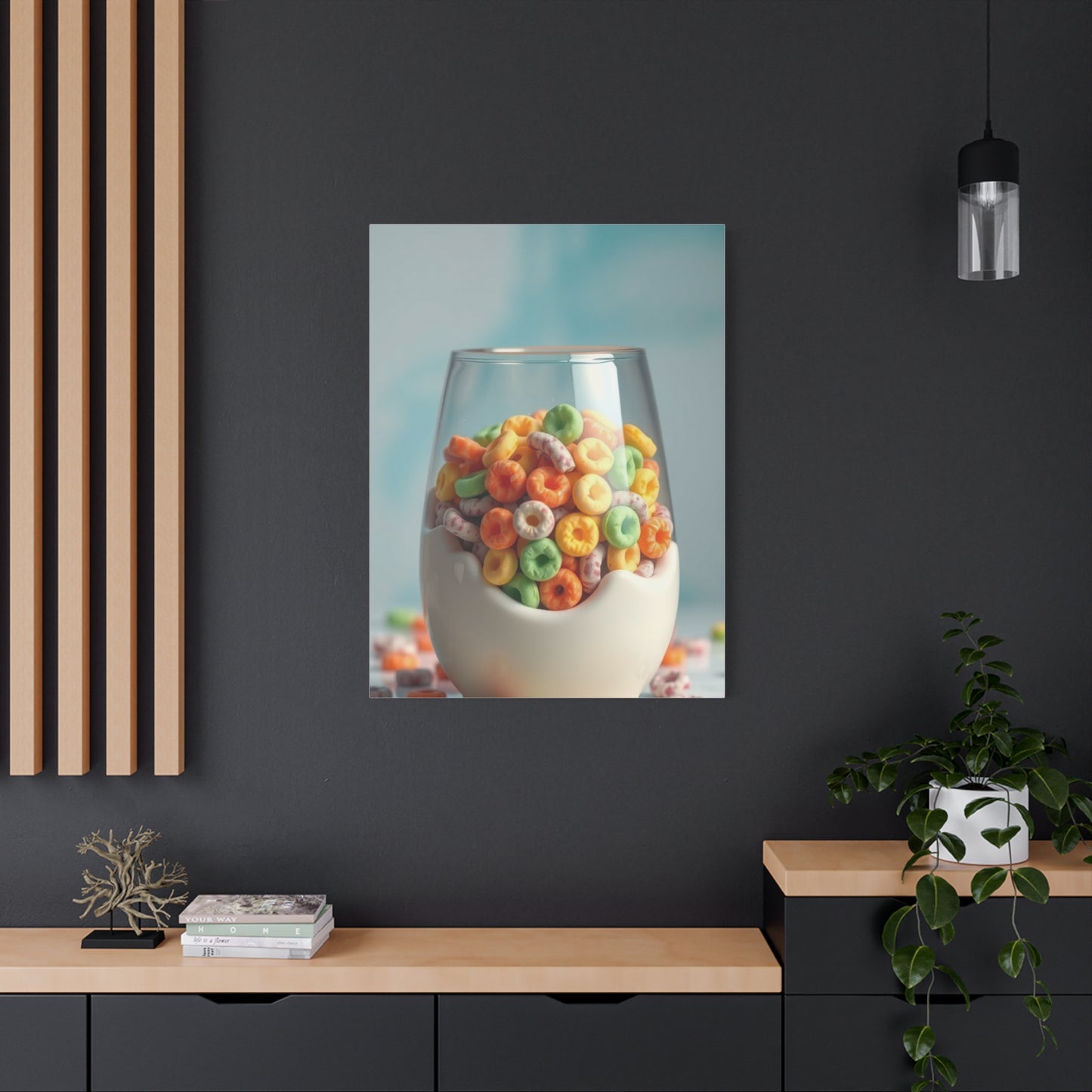 Opulent Cereal Symphony Canvas Wall Art & Canvas Print