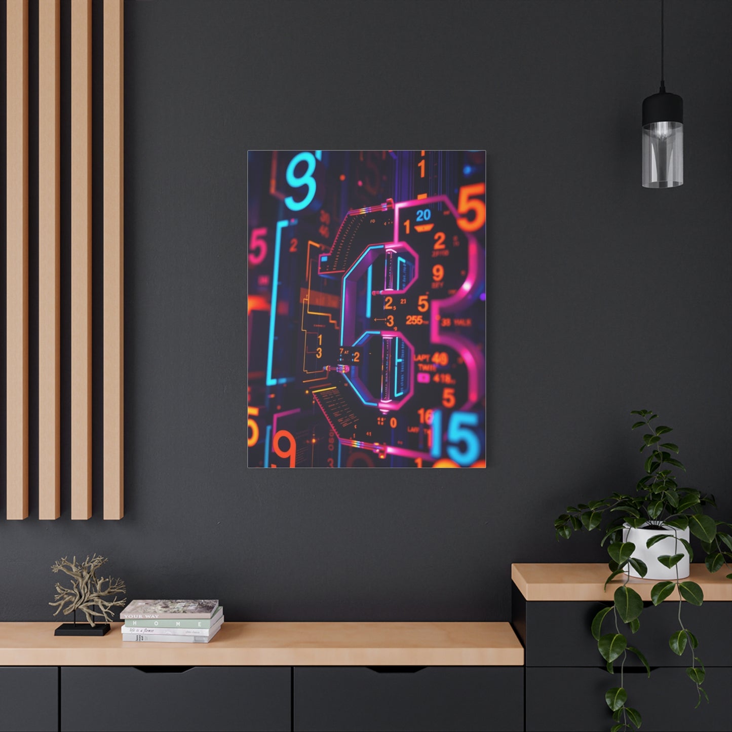 Elite Numbers Art Vision Wall Art & Canvas Print
