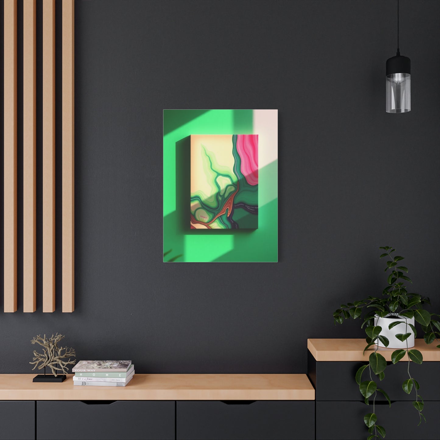 Collection Green & Pink Canvas Art Art Wall Art & Canvas Print