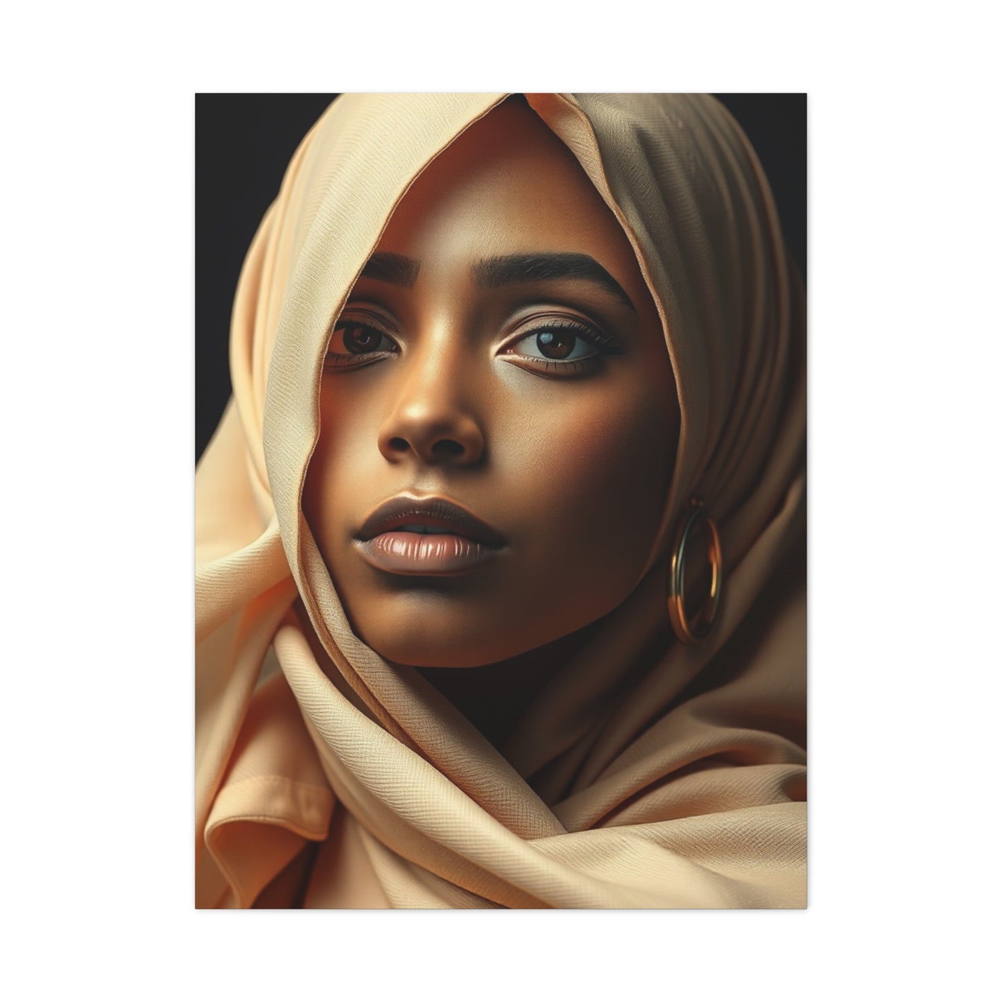 Masterpiece Black & Beige Art Vision Wall Art & Canvas Print