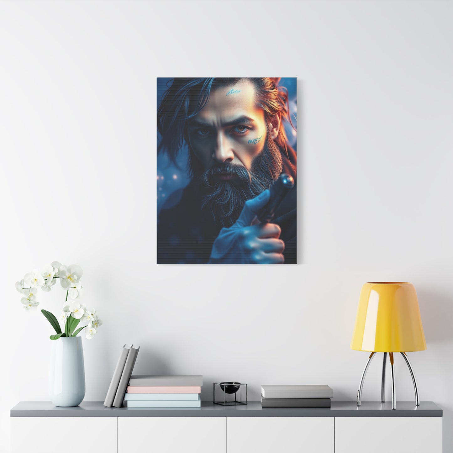 Sapphire Elegance Wall Art Wall Art & Canvas Print