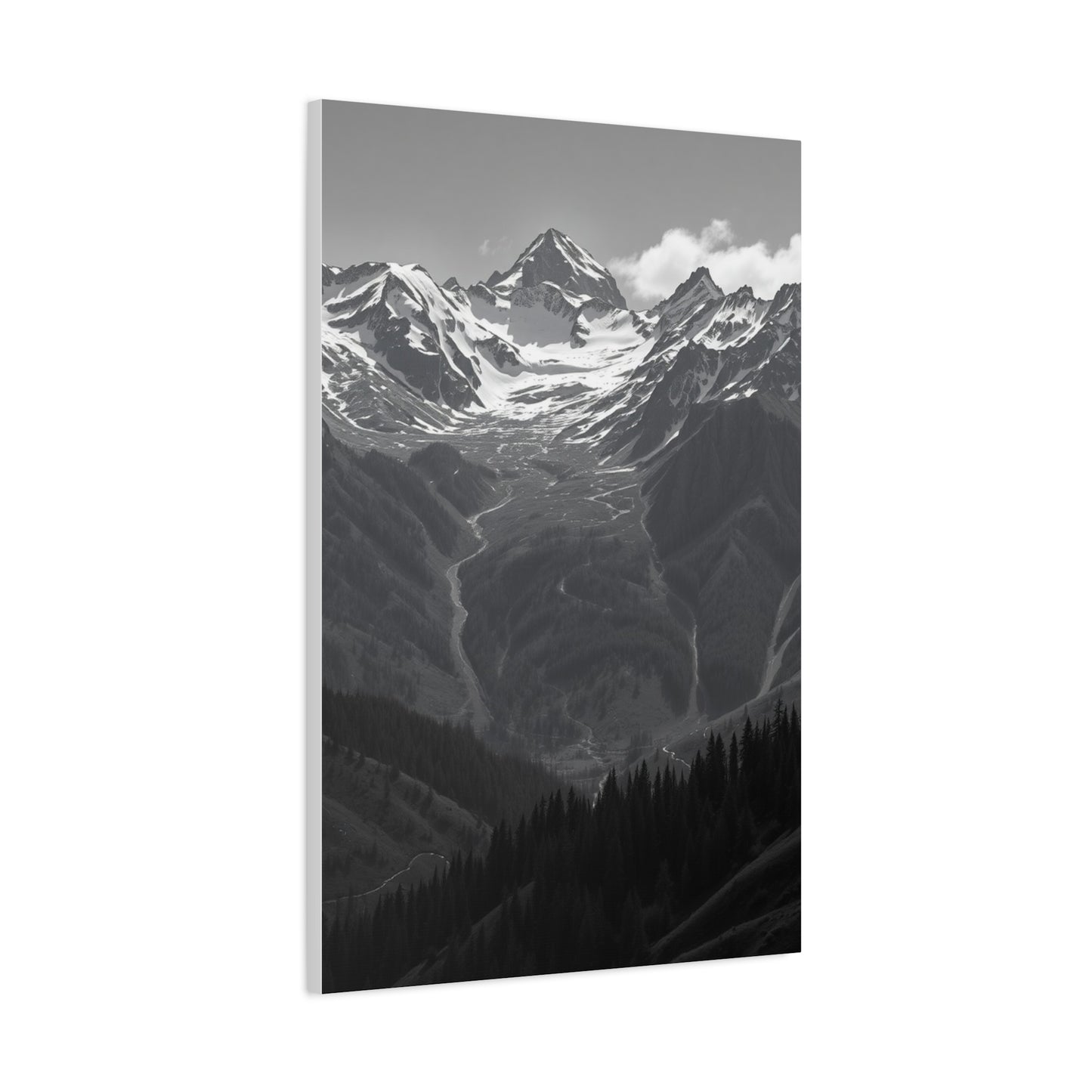 Supreme Black & White Scenic Landscapes Art Collection Wall Art & Canvas Print