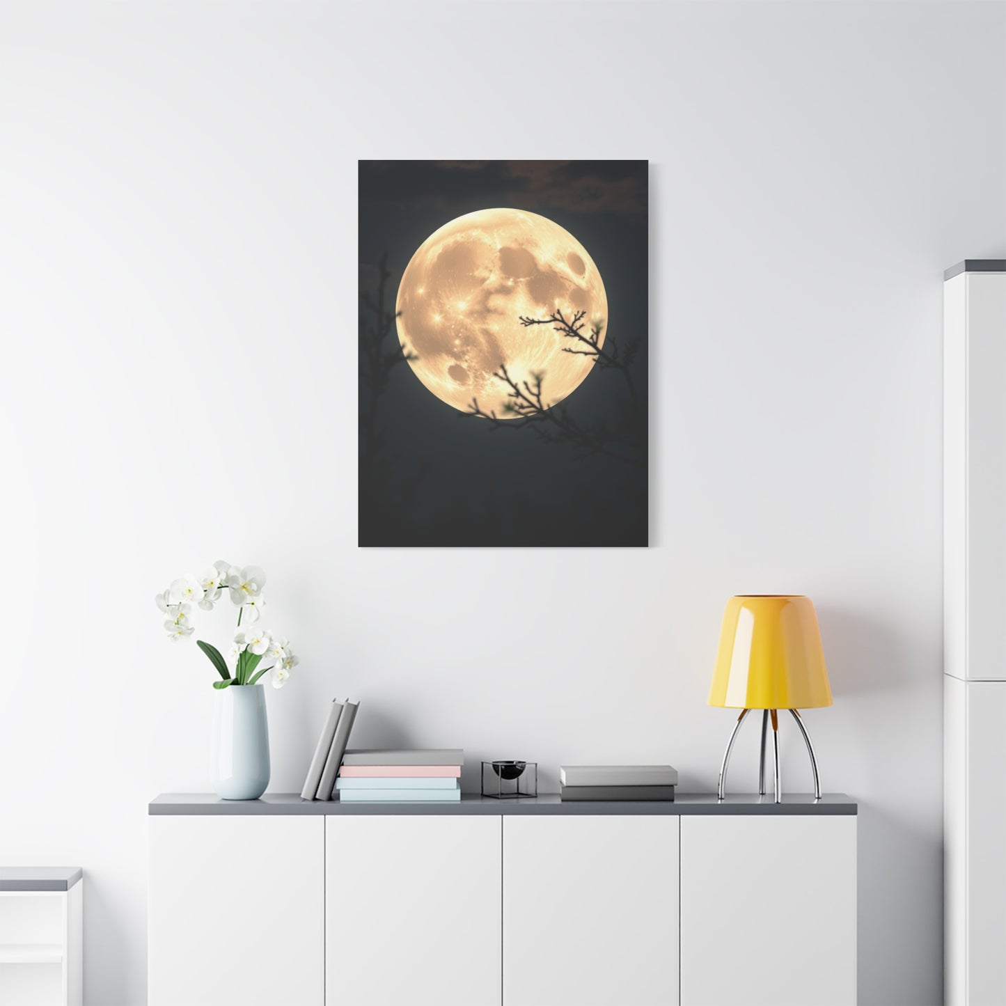 Elite Full Moon Art Vision Wall Art & Canvas Print
