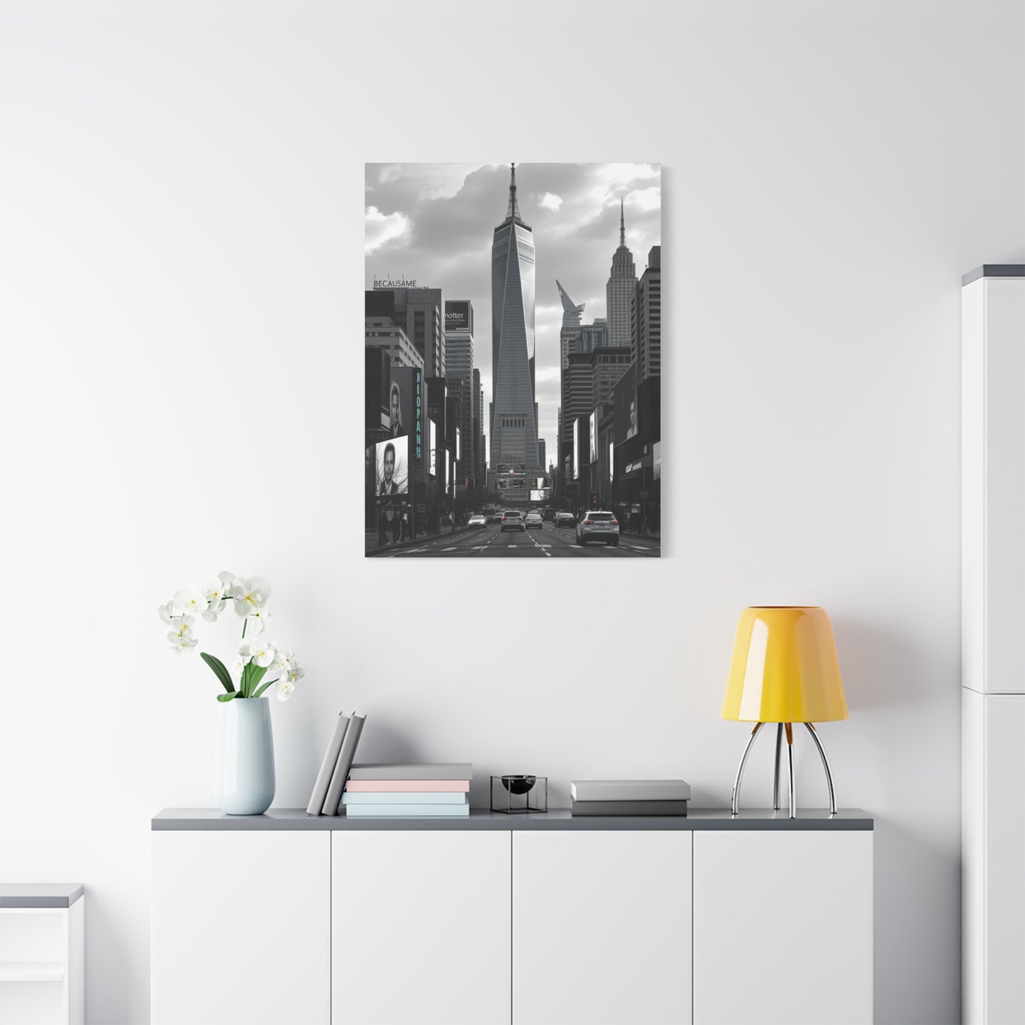 Supreme Black & White Cityscapes Art Collection Wall Art & Canvas Print