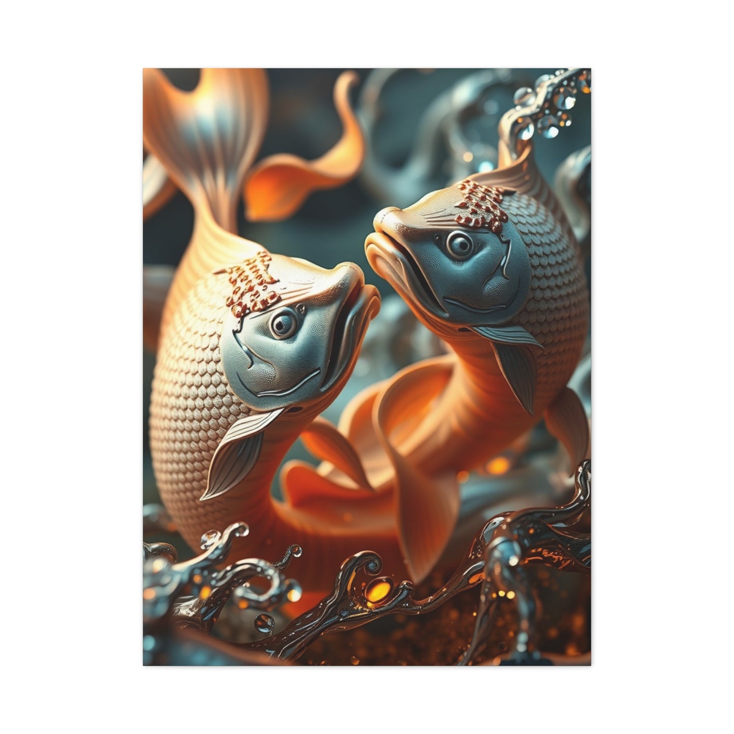 Celestial Pisces Reverie wall art & canvas print