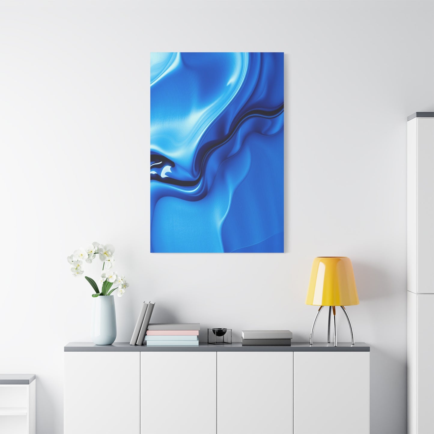 Blue Abstract Art Supreme Gallery Wall Art & Canvas Print