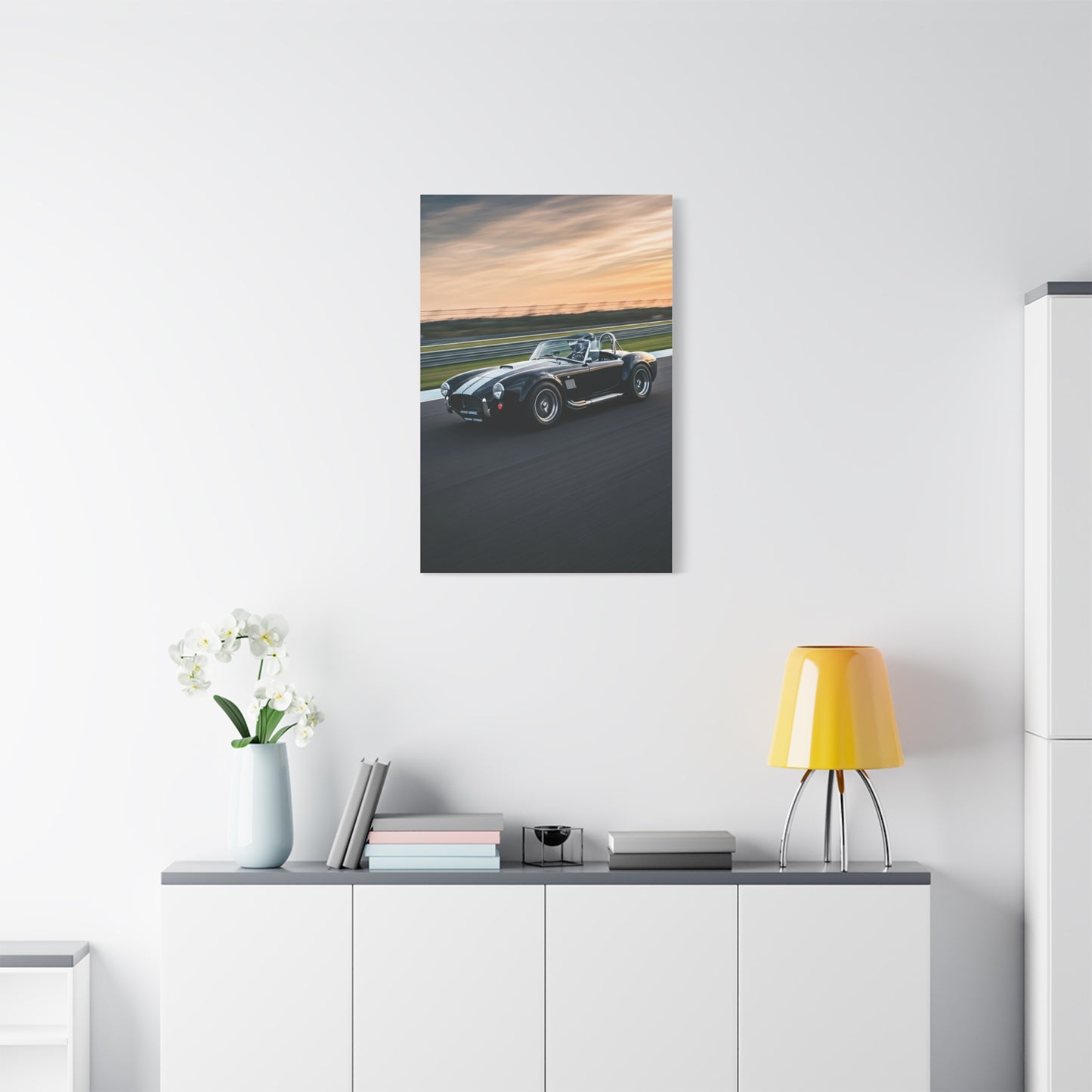 Shelby Cobra Classic Racing Circuit Wall Art & Canvas Prints