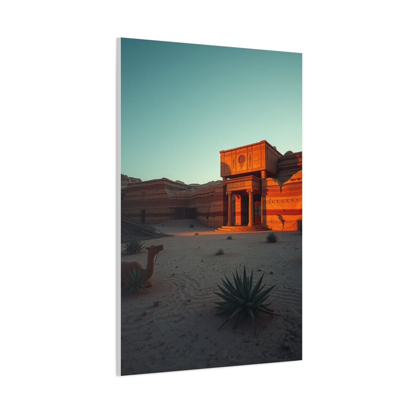 Dune Symphony Canvas Wall Art & Canvas Print