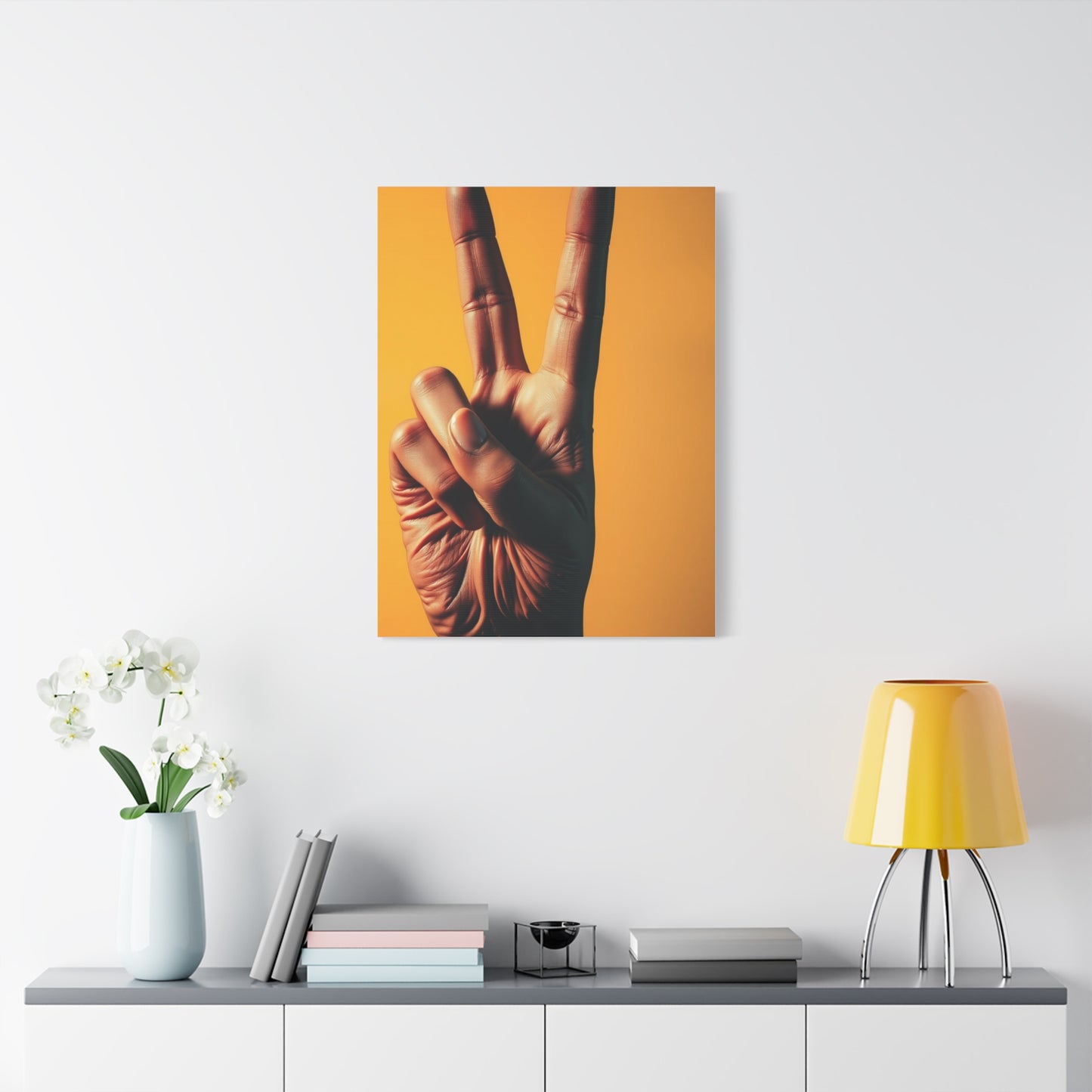 Vision Peace Sign Art Art Wall Art & Canvas Print
