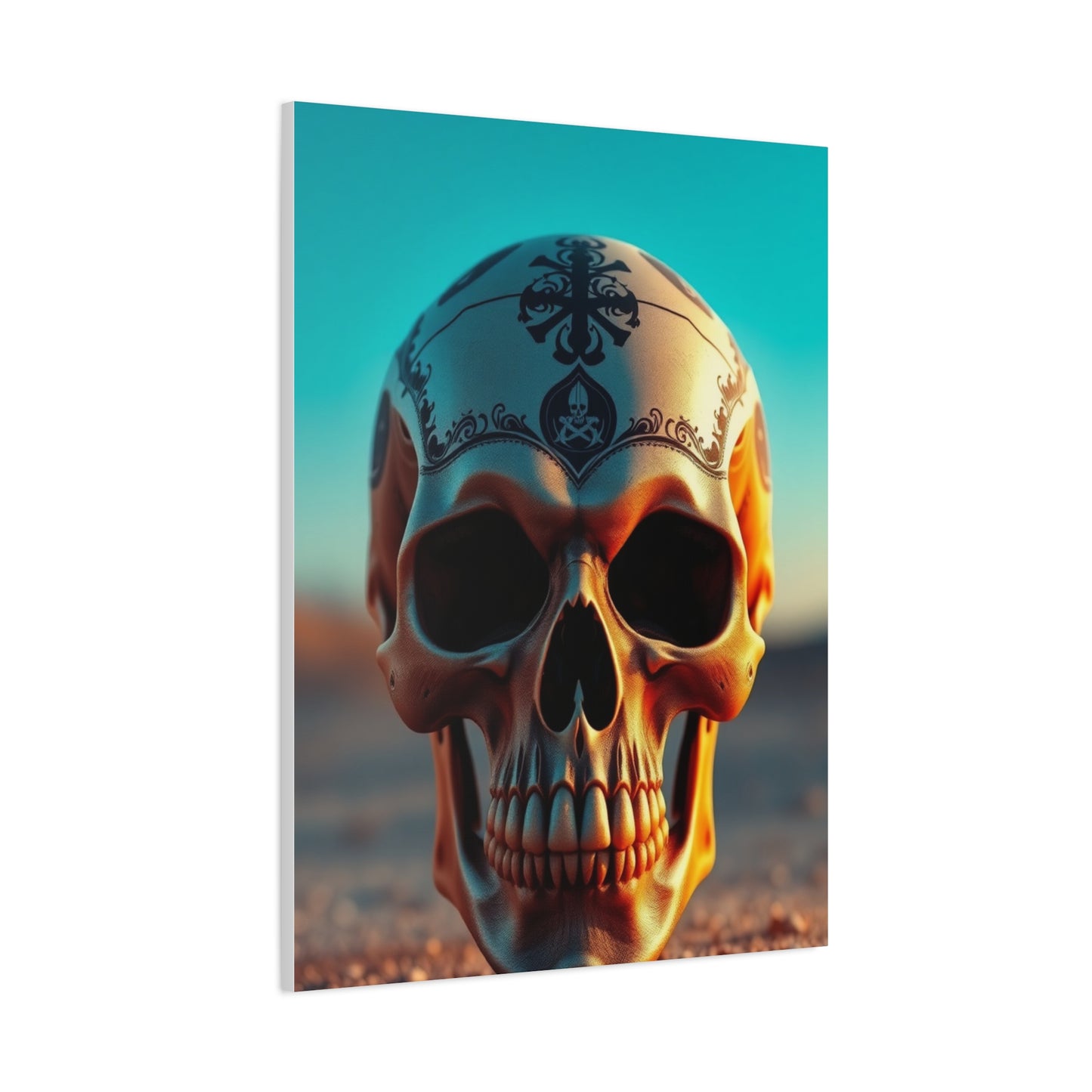 Aristocratic Skull Manifest Wall Art & Canvas Print