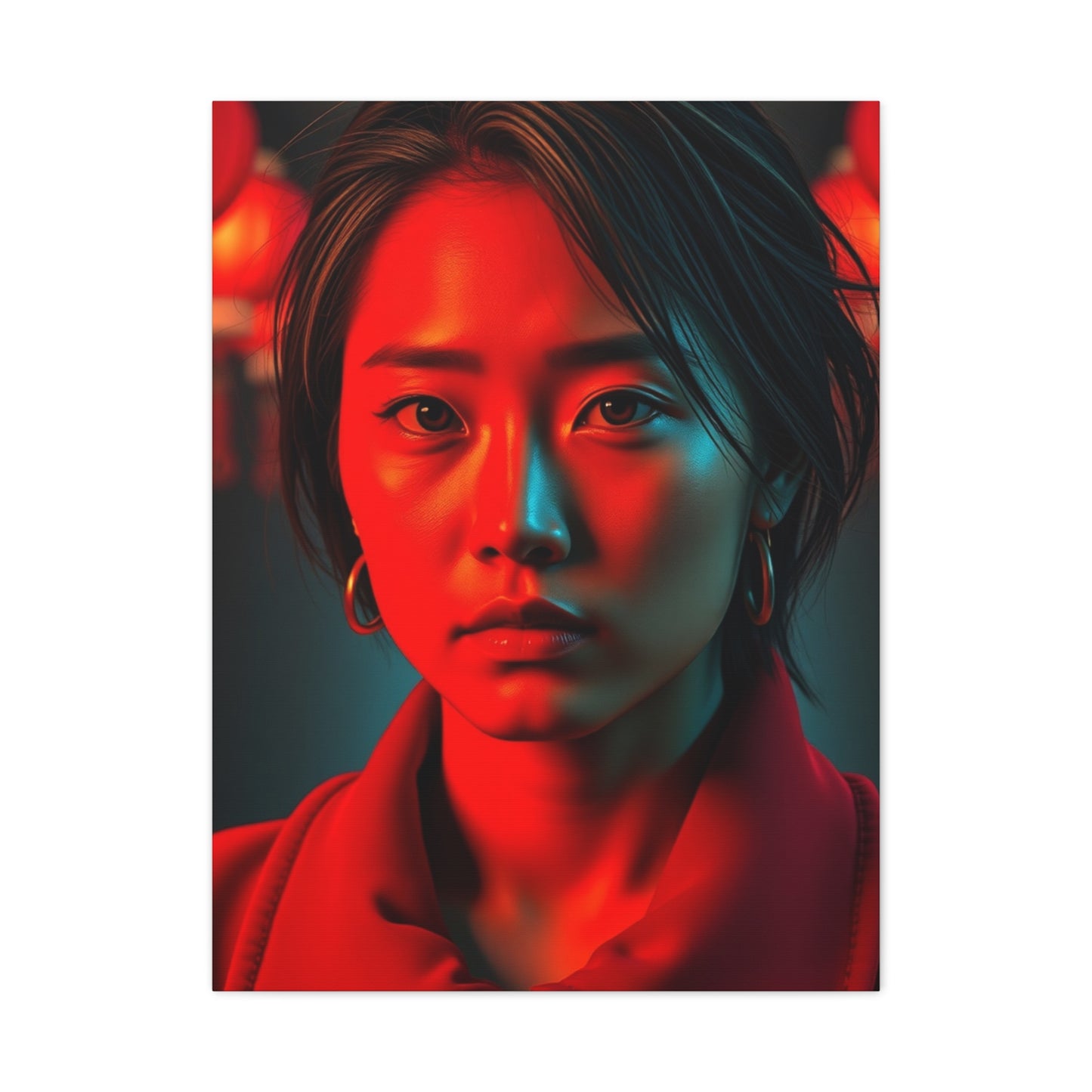 Burgundy Opulence Canvas Wall Art & Canvas Print