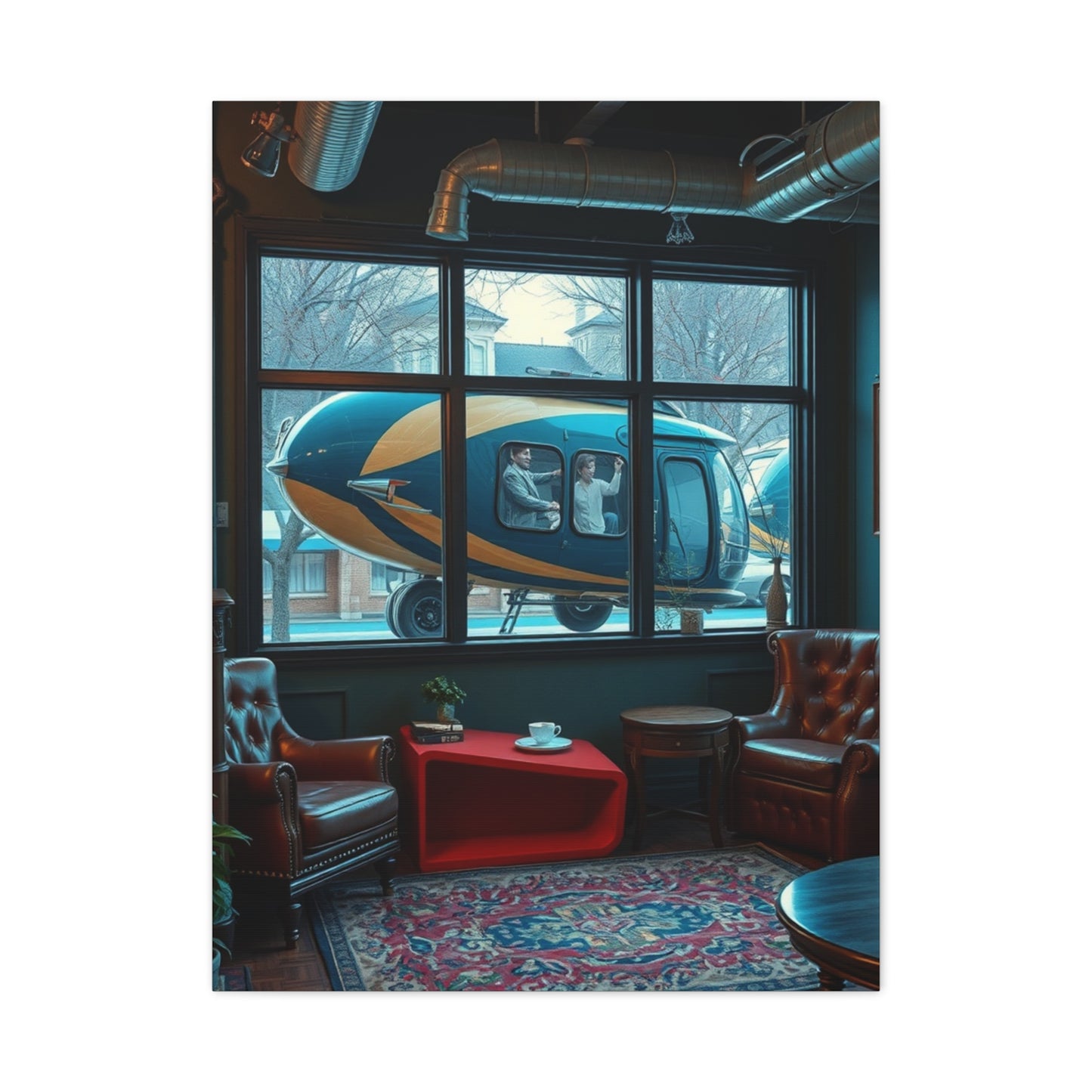 Retro Mosaic Masterpiece Wall Art & Canvas Print