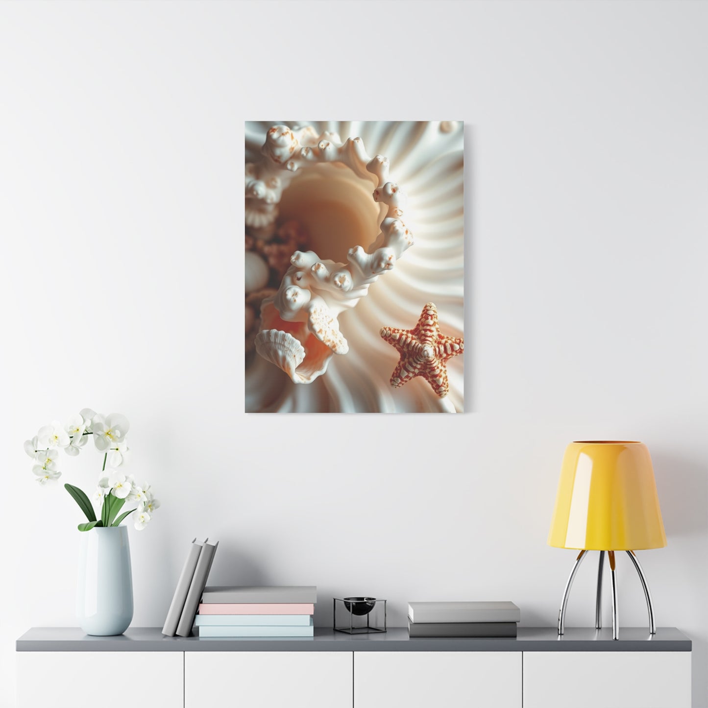 Sea Shell Art Refined Canvas Wall Art & Canvas Print