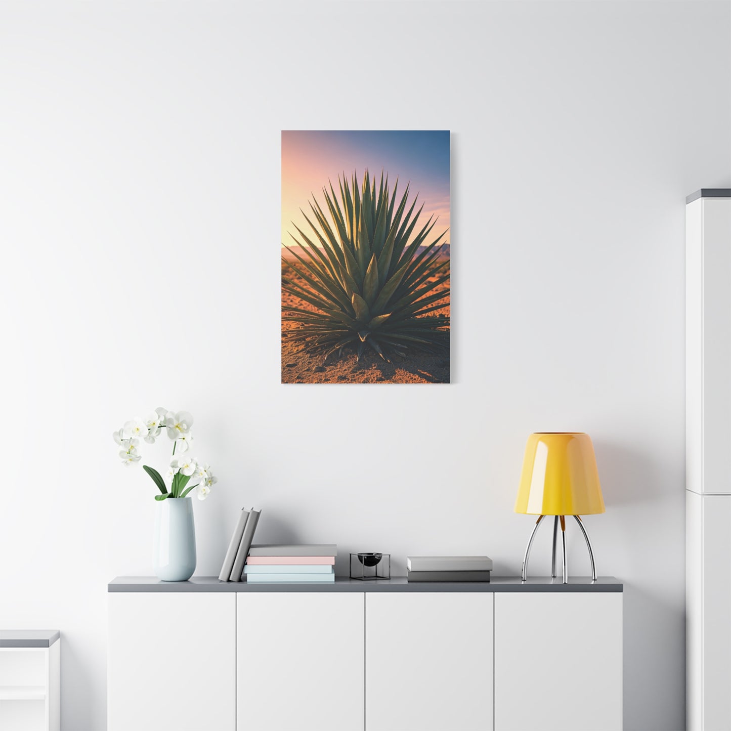 Desert Agave Sunburst Wall Art & Canvas Prints