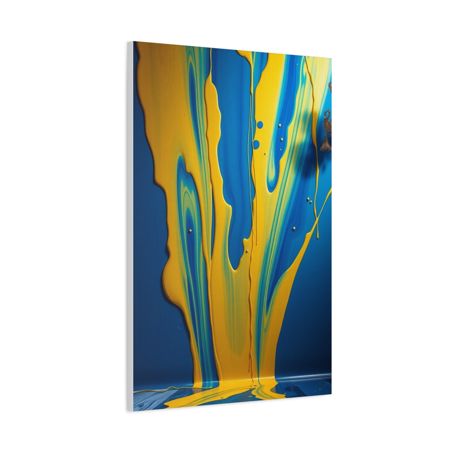 Blue & Yellow Art Supreme Gallery Wall Art & Canvas Print