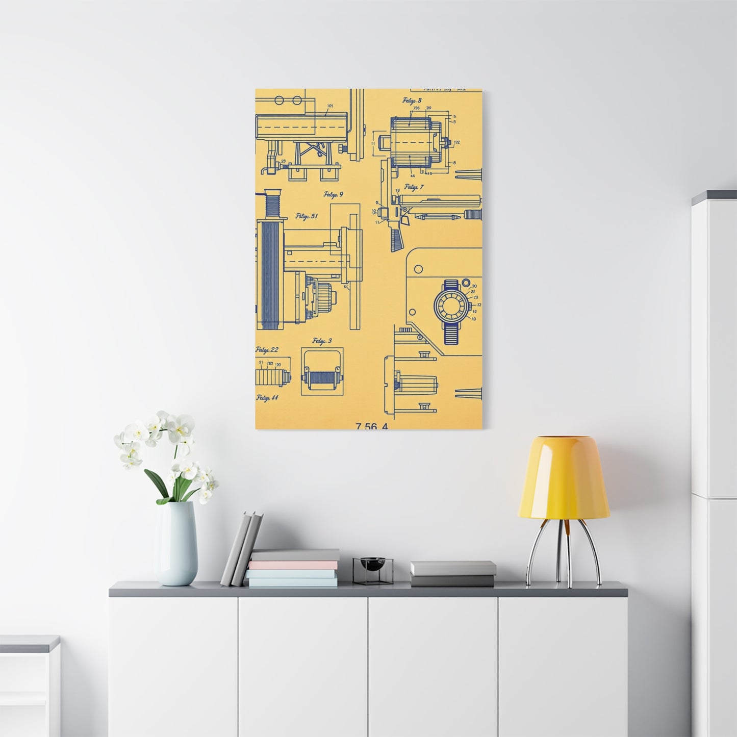Blueprint & Patent Sketches Art Supreme Gallery Wall Art & Canvas Print