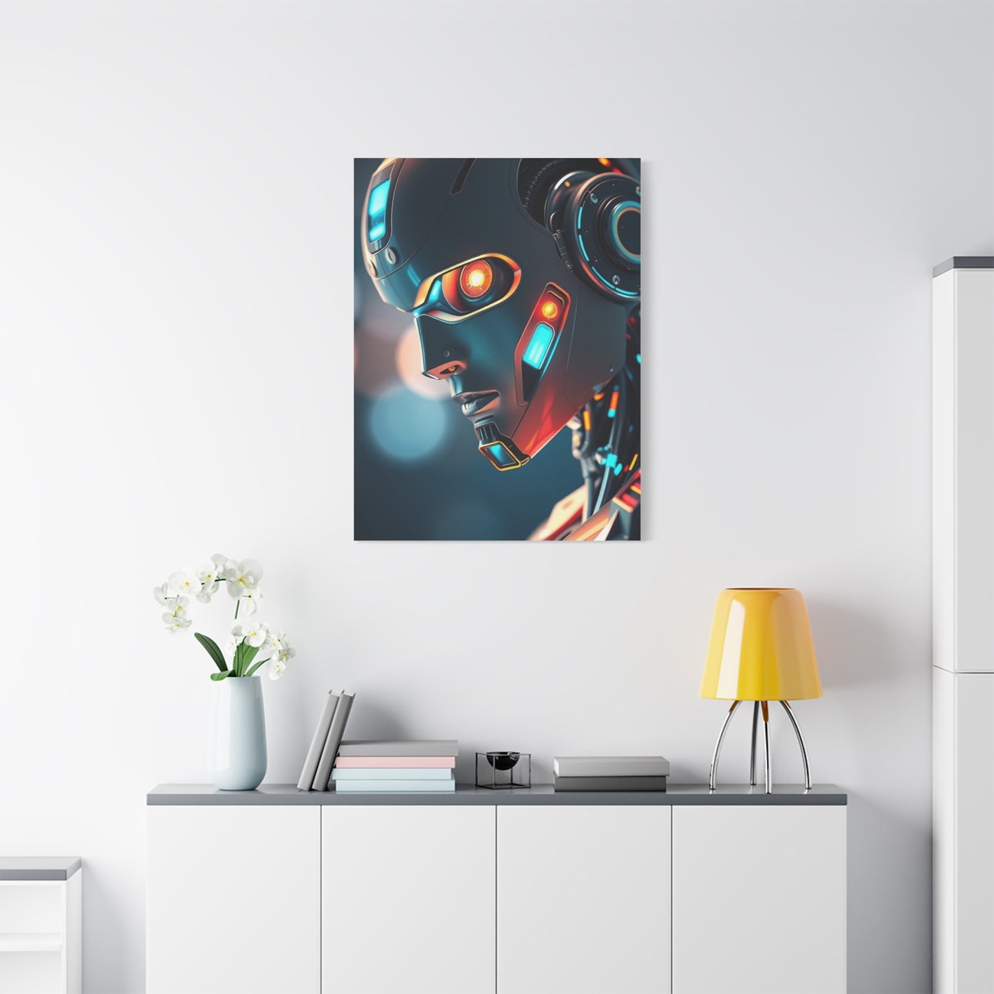 Masterpiece Robot Art Vision Wall Art & Canvas Print